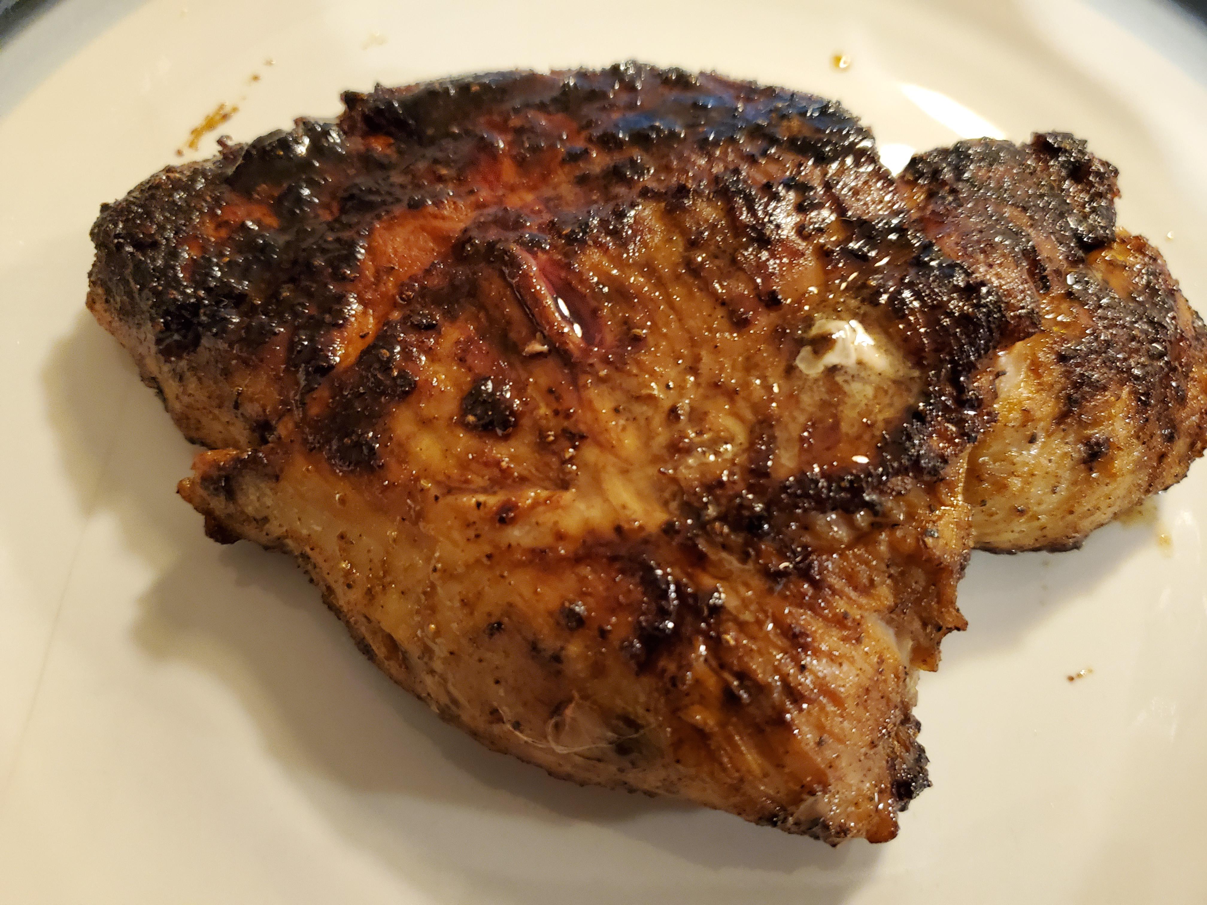 First time getting to cook wild turkey. Oven roasted sweet bourbon turkey breast. r/Hunting