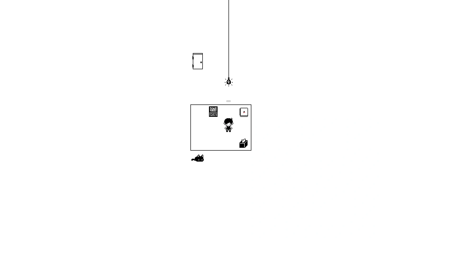 Omori White Space Wallpaper