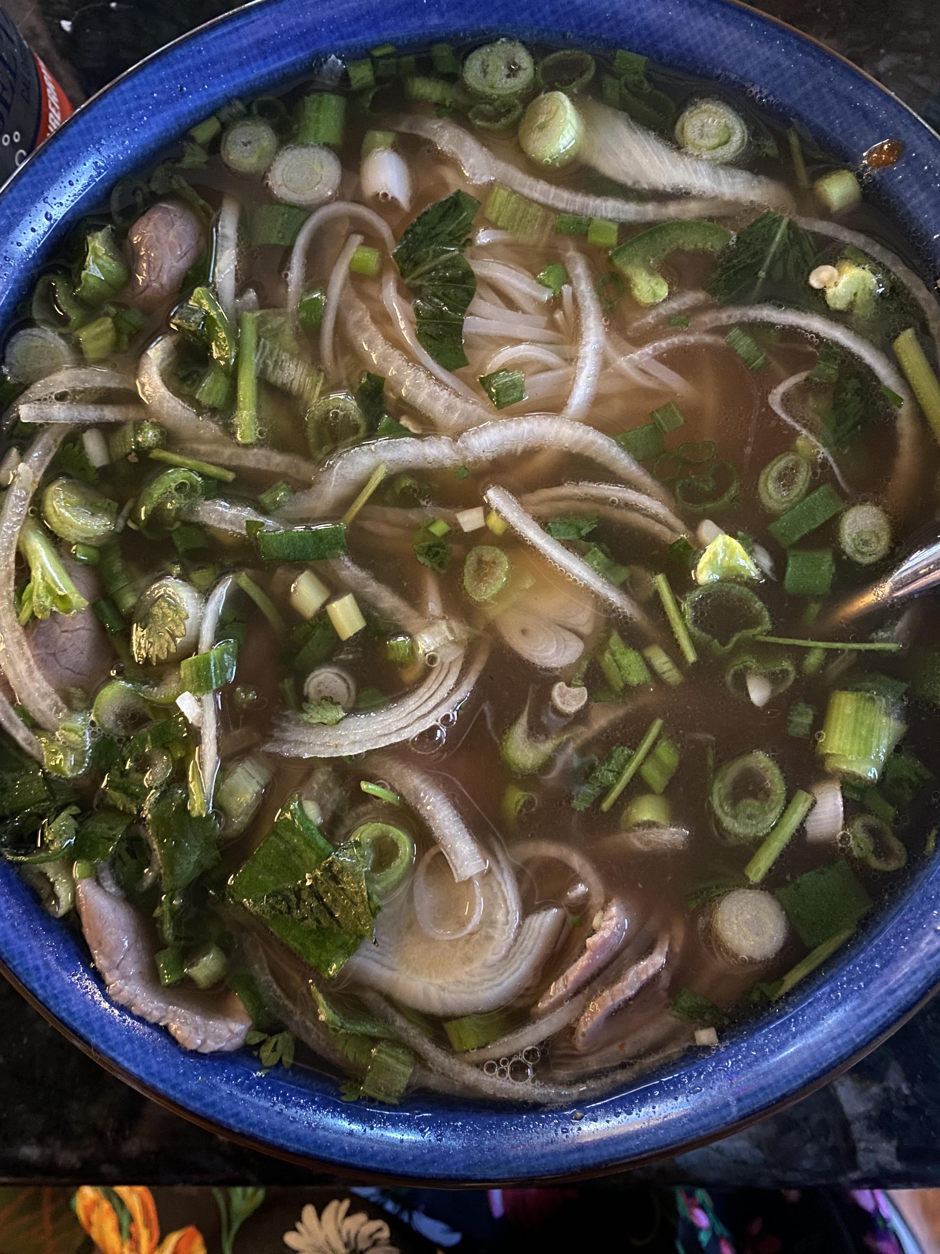 asked my favorite pho place for extra onions and they did not