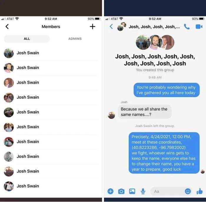 Almost 1 year ago reddit lost its mind as the one true Josh Swain