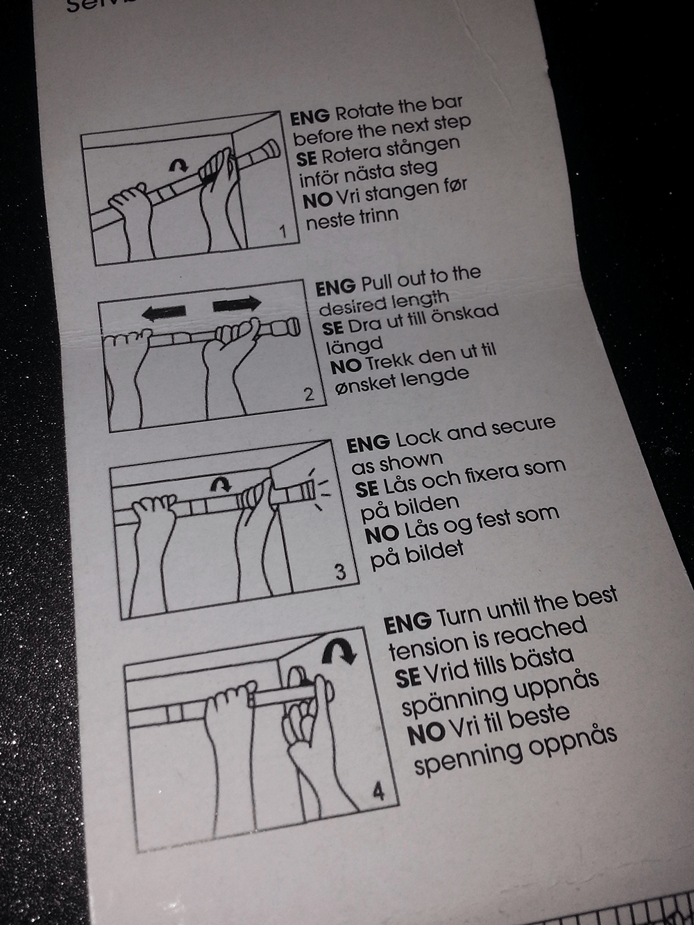 The hands on these shower curtain instructions r/CrappyDesign