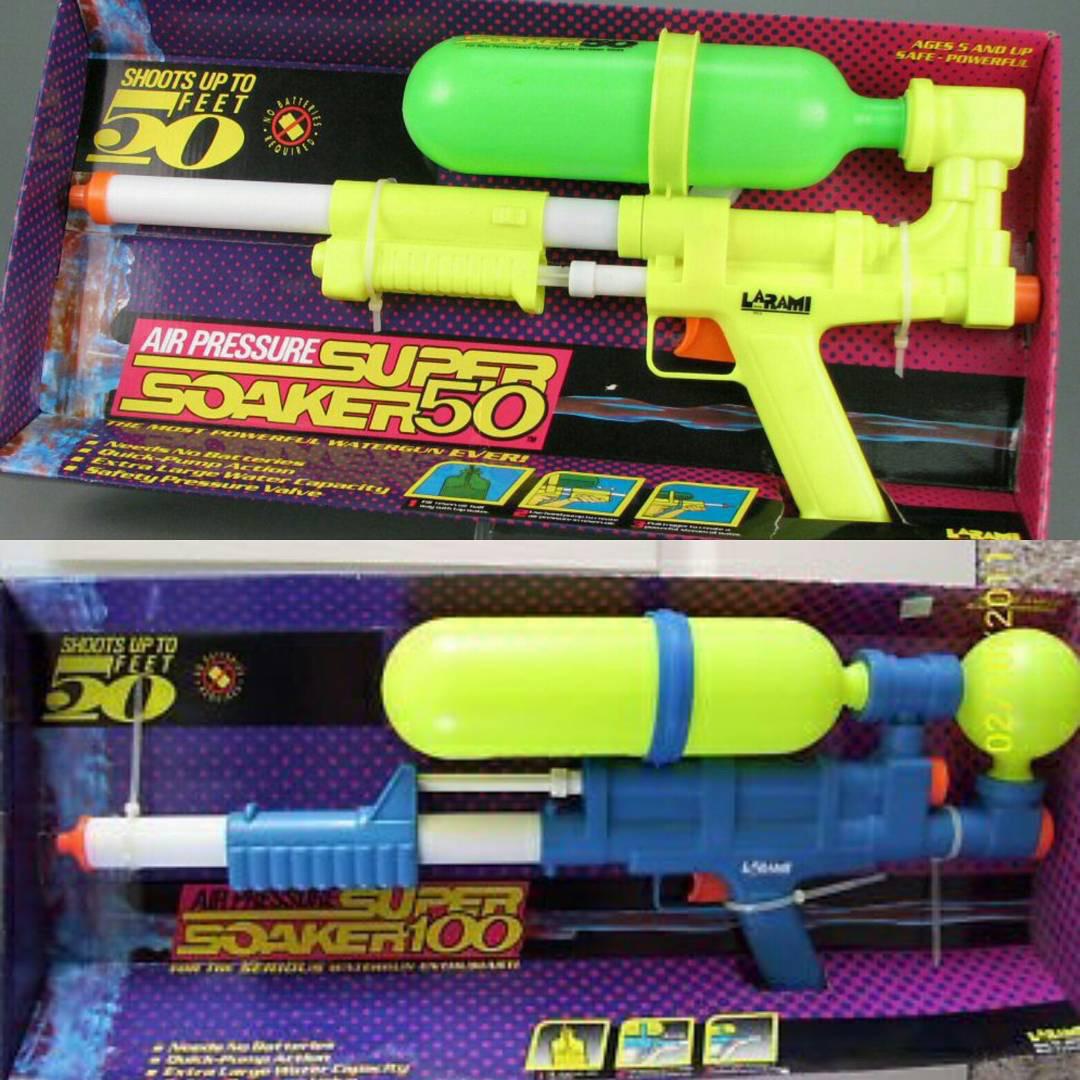Super Soaker 50 and 100 feet model with extra storage tank r/nostalgia
