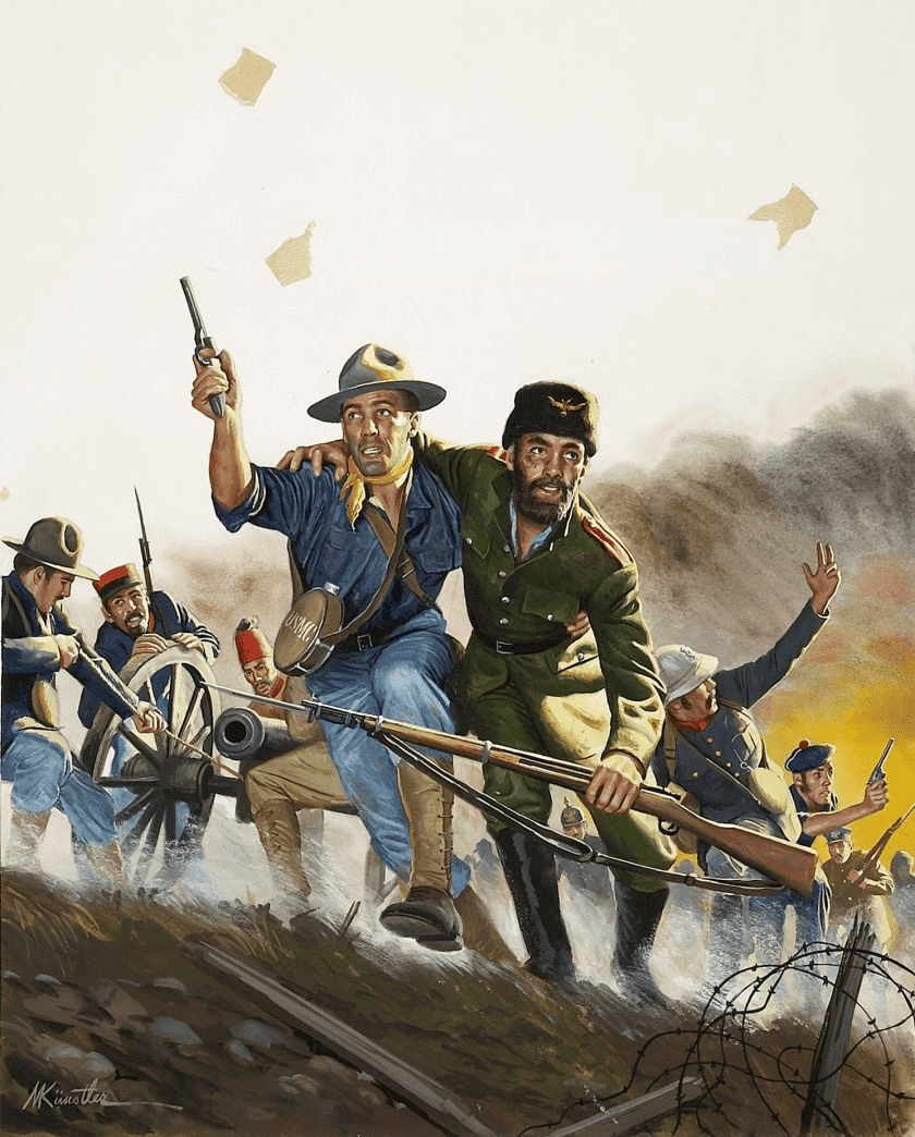 The Allied Forces (US, Russia, France, Germany, Austria, Japan, Italy