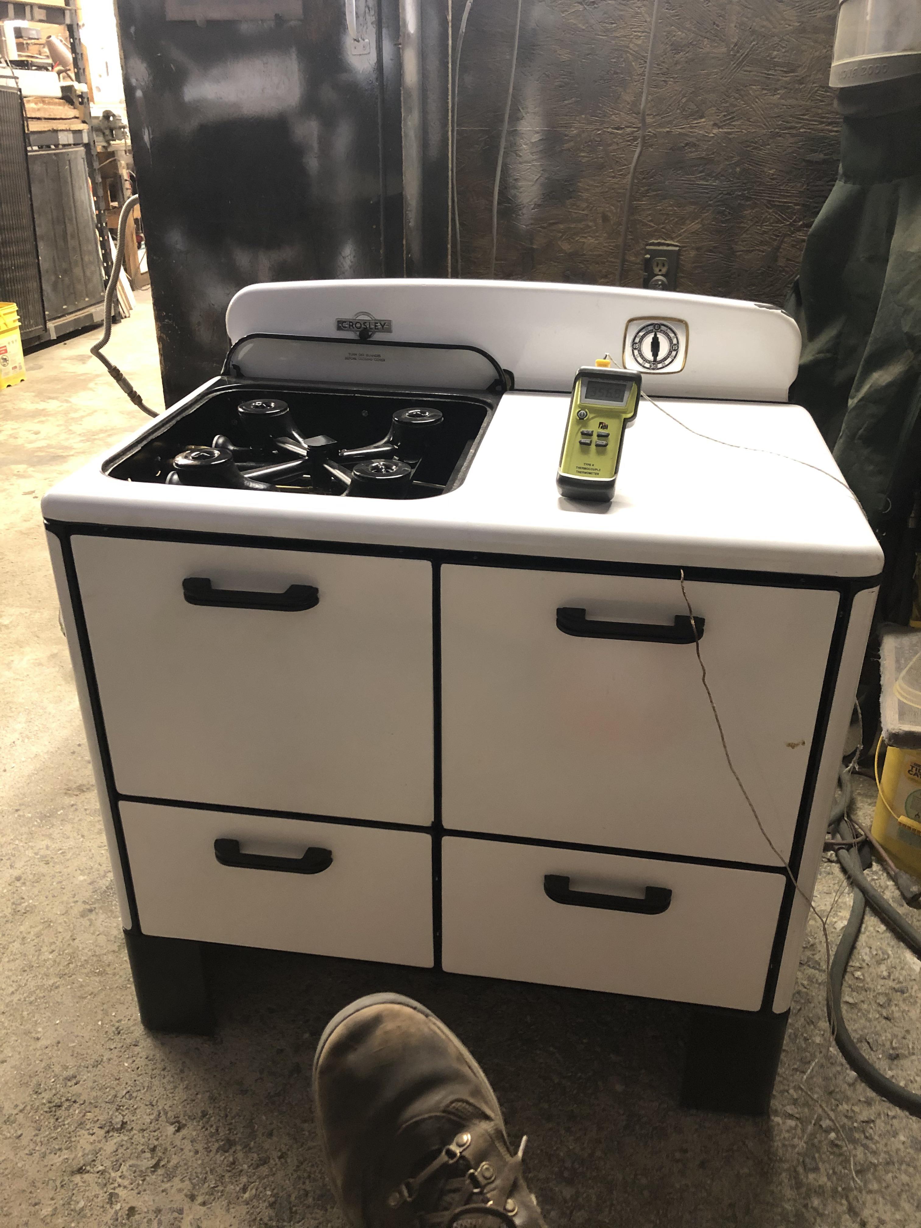 Just finished testing this old Crosley stove r/Stoves