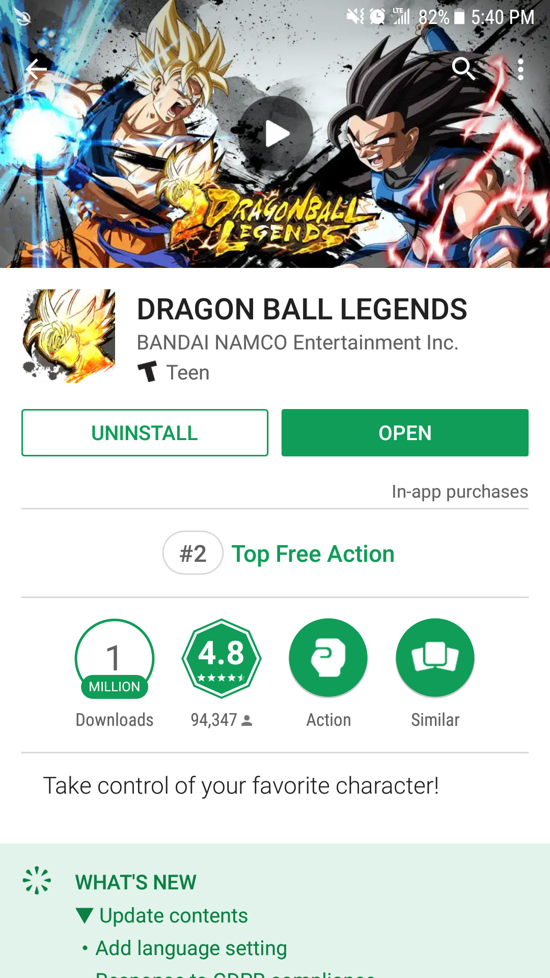 1 million downloads, and it's not even available everywhere yet. This