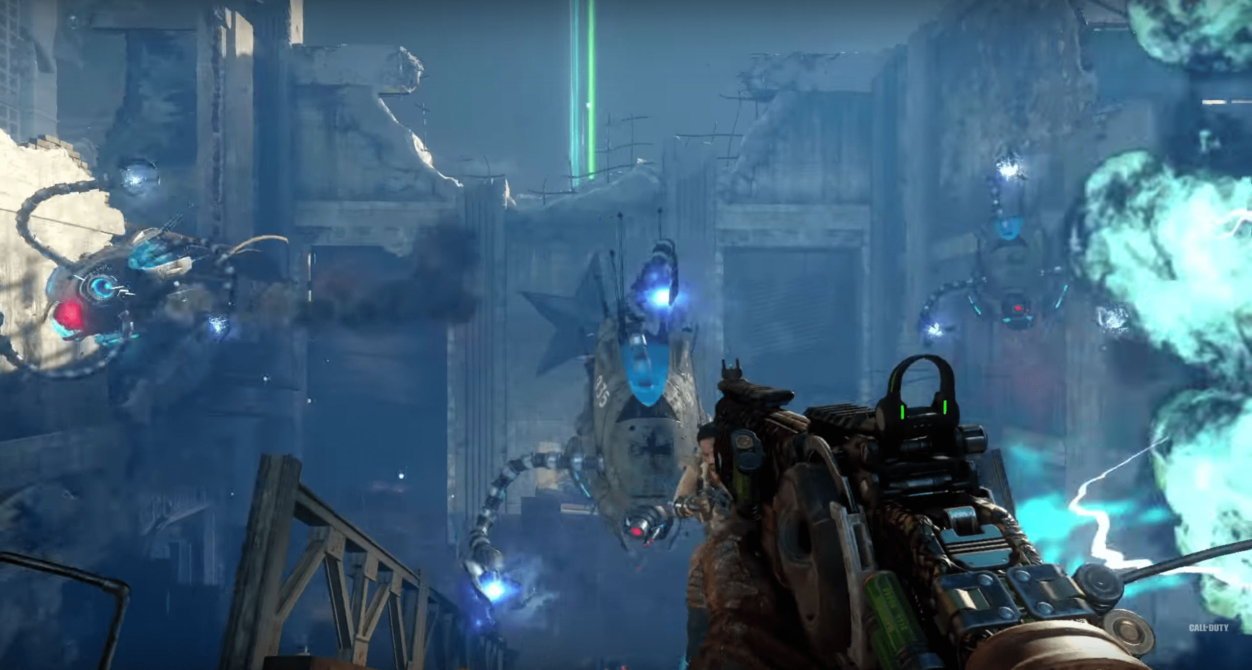 What does the green Light in the Sky mean? The Blue means Mystery Box