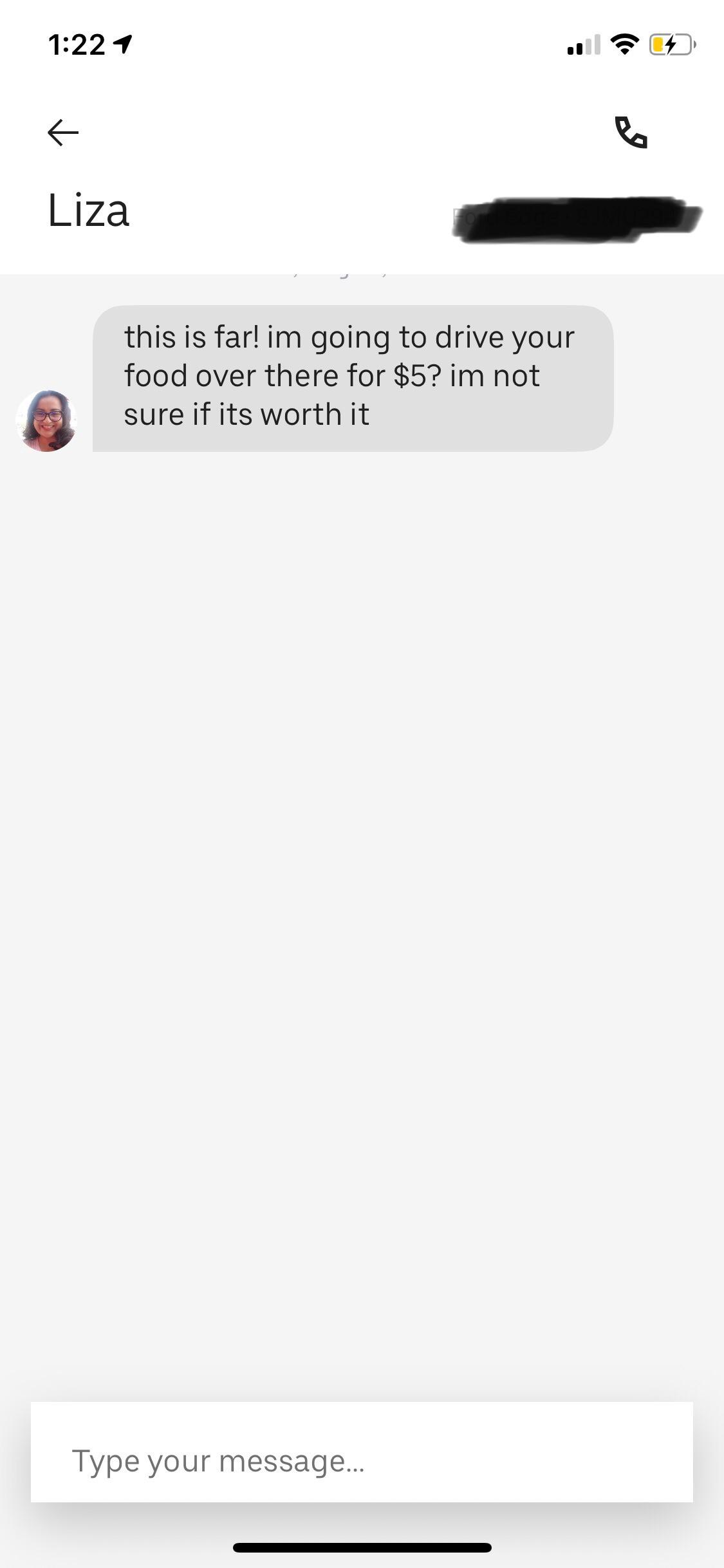 Ordered Uber Eats last night. Yes, we were 15 minutes from the