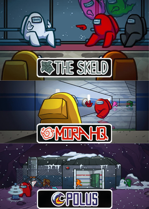 Among Us all 3 maps Which map is your favorite? r/AmongUs