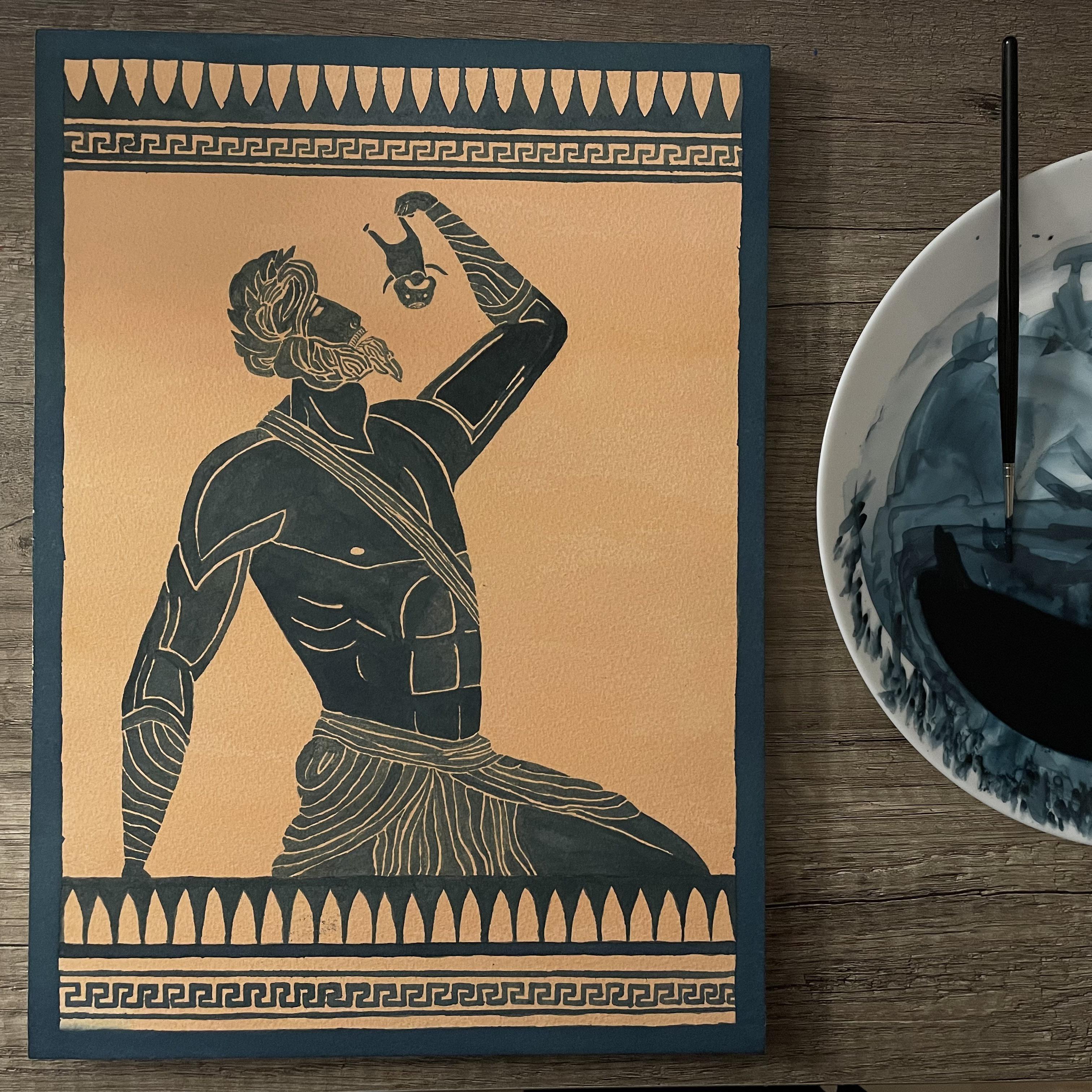 Cronus eating his child r/GreekMythology