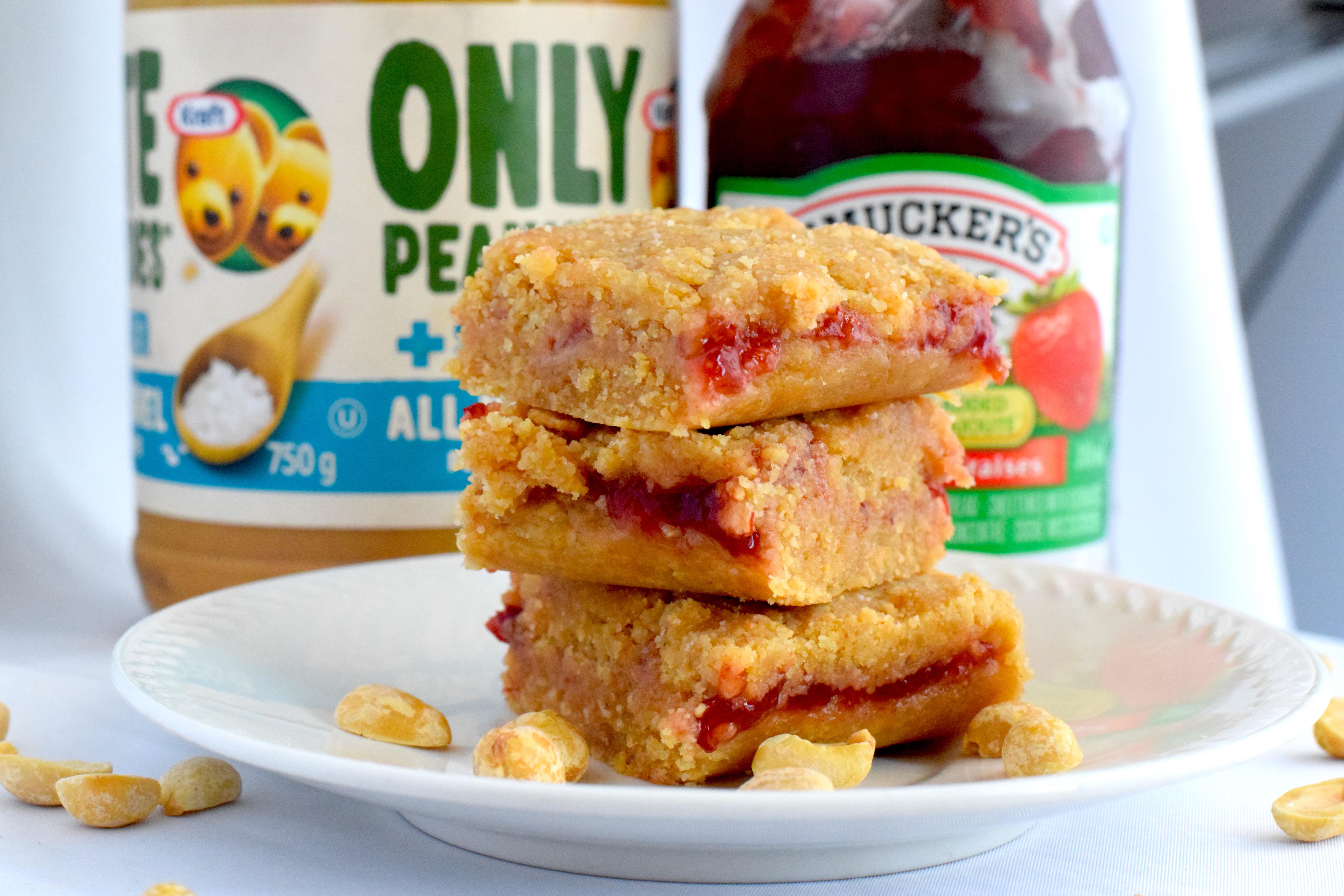 Keto No Bake Peanut Butter and Jelly Bars r/ketorecipes