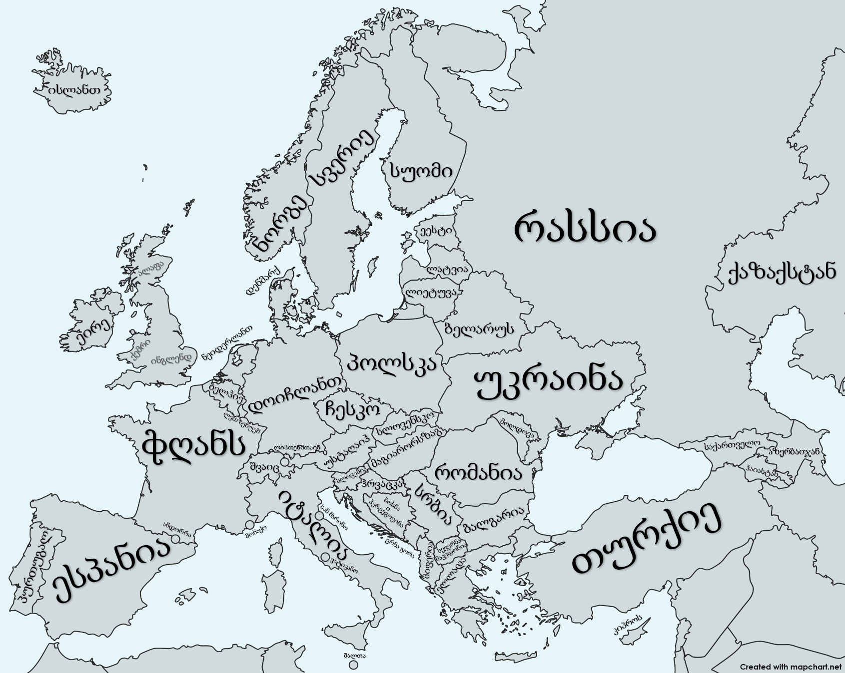 Countries native names in alphabet r/Sakartvelo