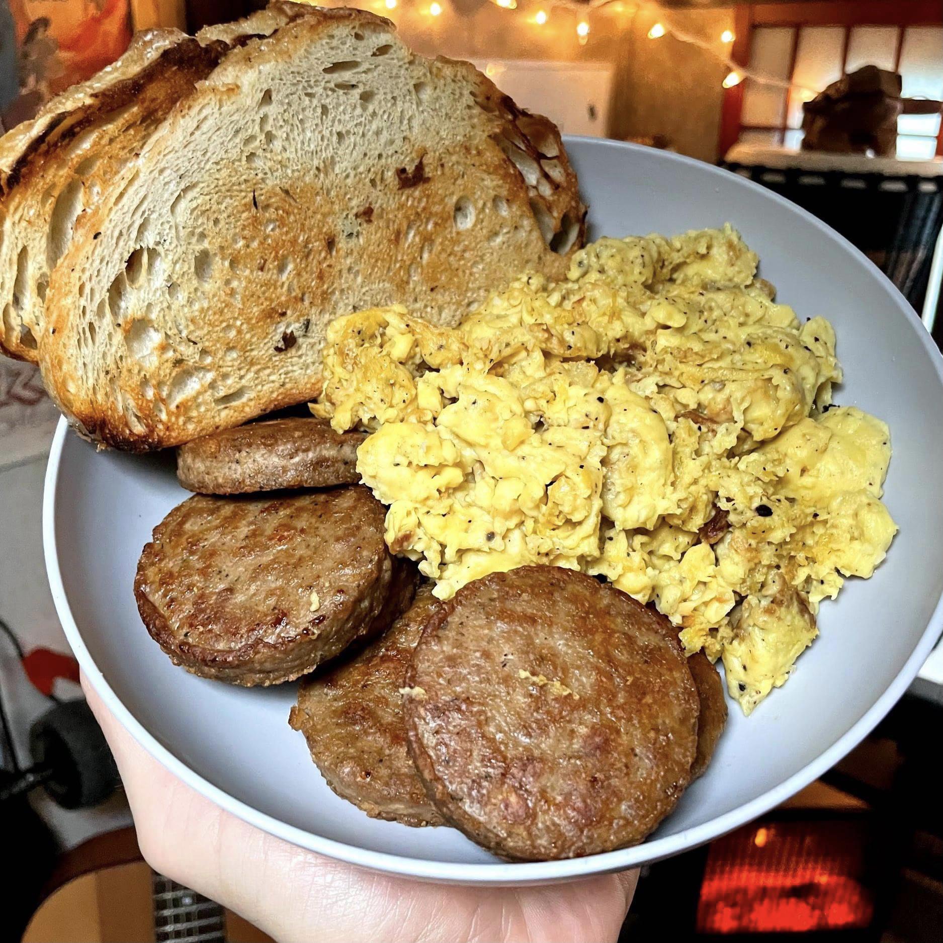 Just Egg and Beyond Sausage Patties 😍 r/vegan