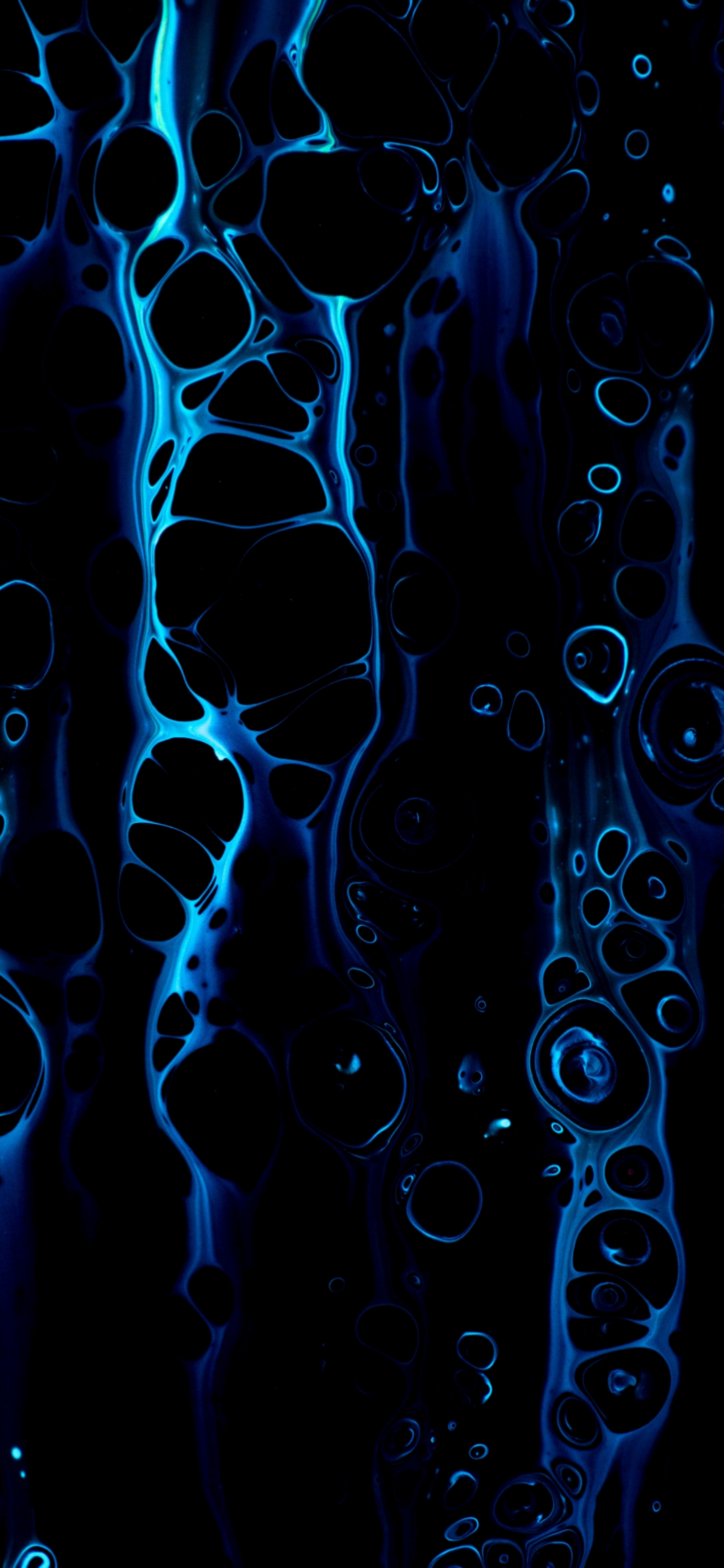Blue Water oil art [1440x3120] r/Amoledbackgrounds