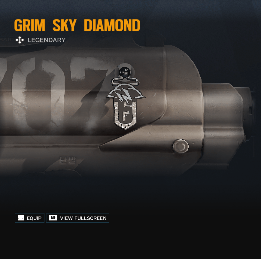 Operation Grim Sky Diamond Charm r/Rainbow6