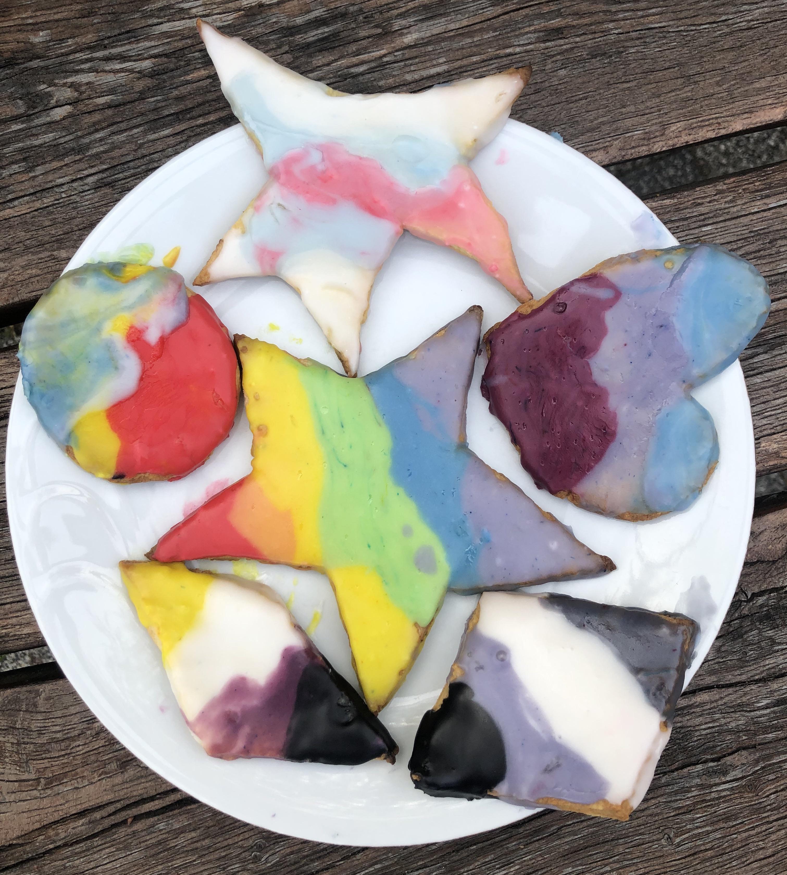 🌈🏳️‍🌈I made some Pride flag frosting cookies!🏳️‍🌈🌈 I hope you guys like