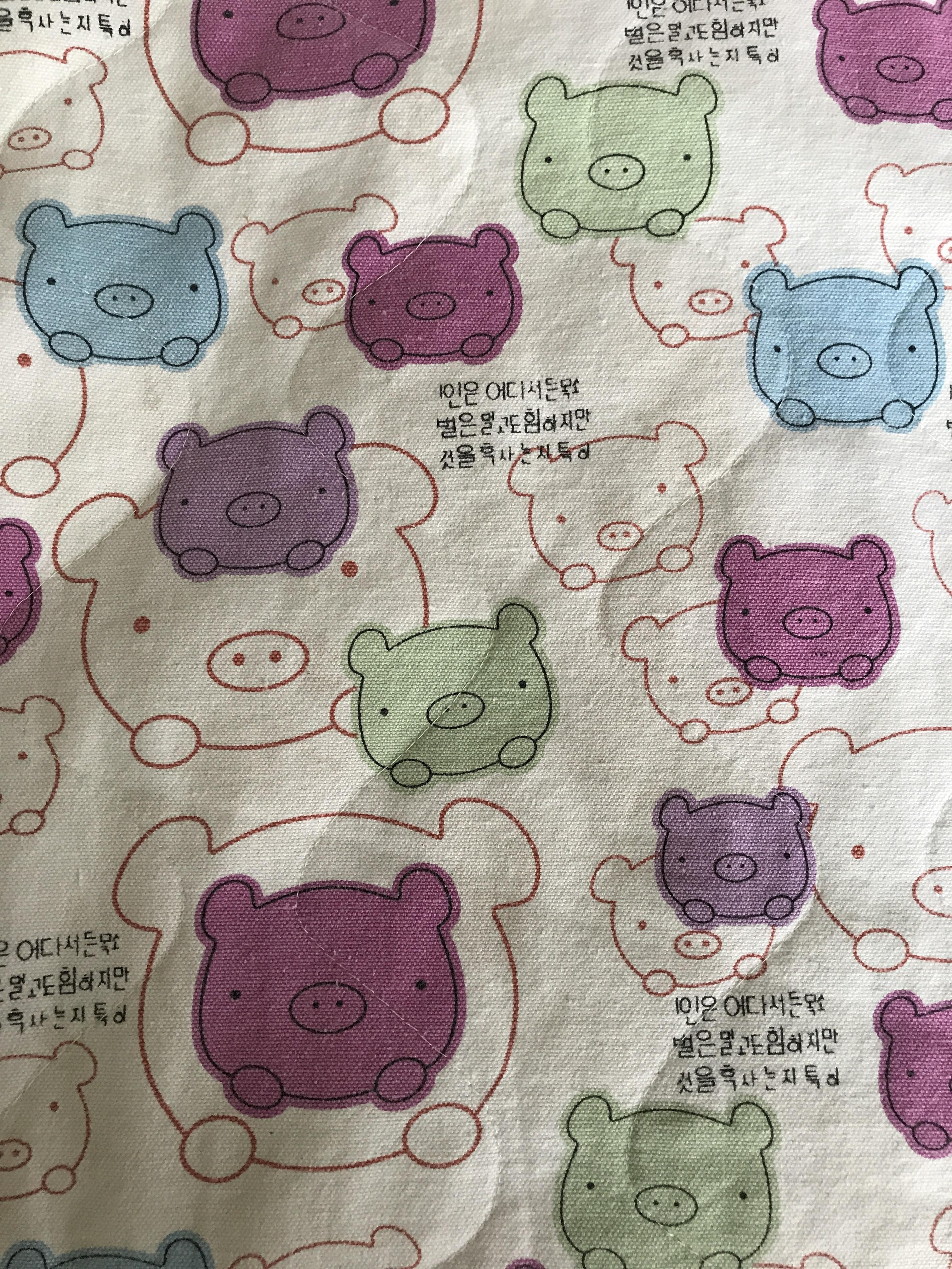 Korean(?) blanket with pig print r/whatisthisthing