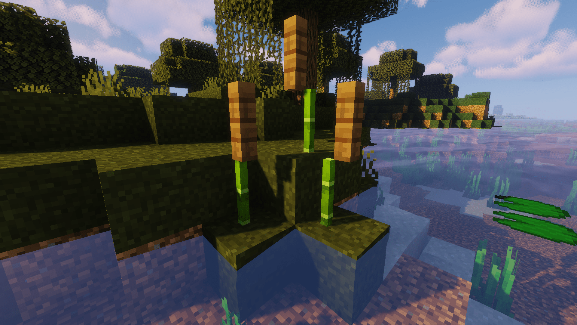 You can make Cattail with Bamboo! r/Minecraft