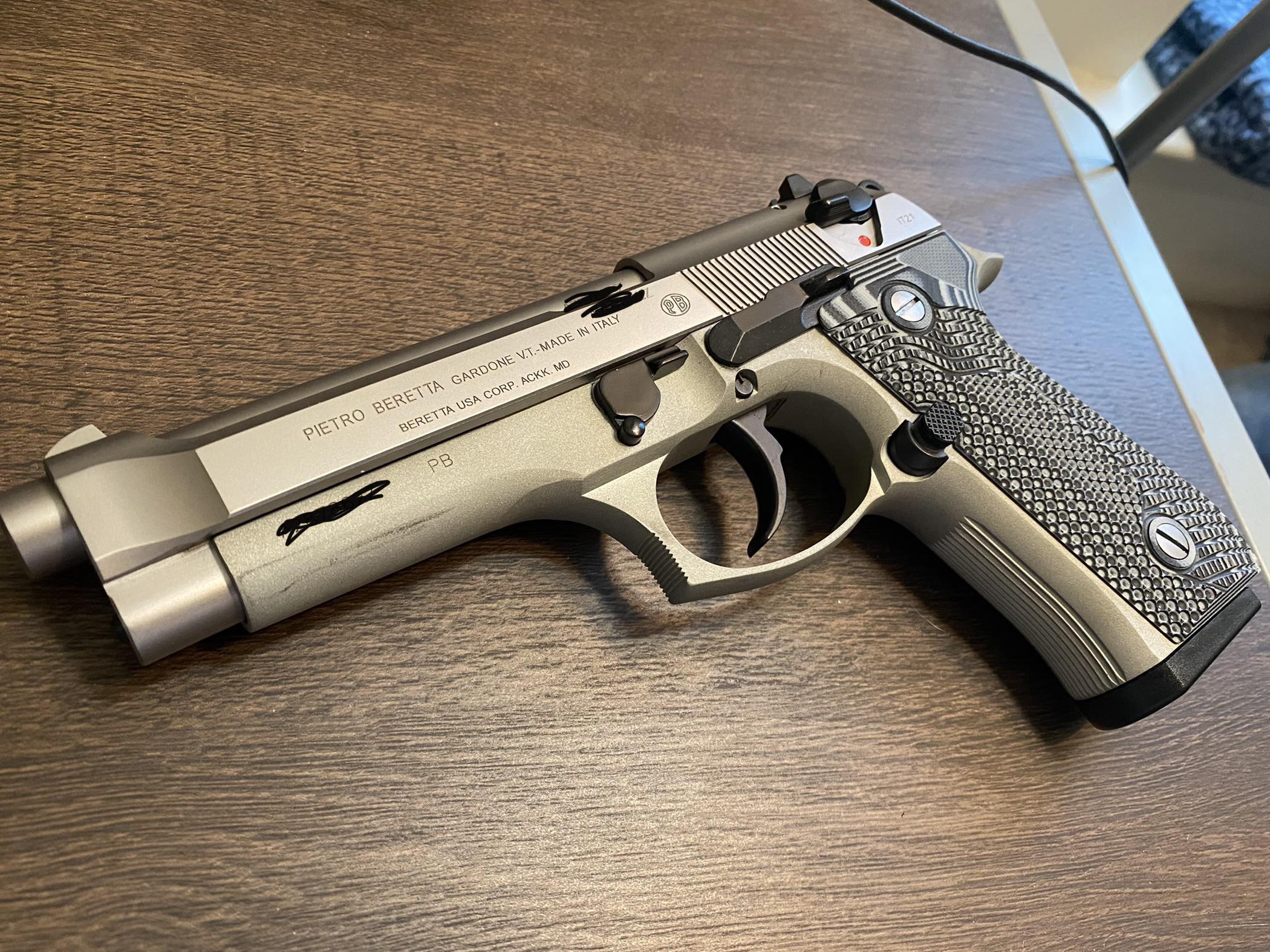 Whoever LOK Veloce grips for the 92fs, thank you. Totally