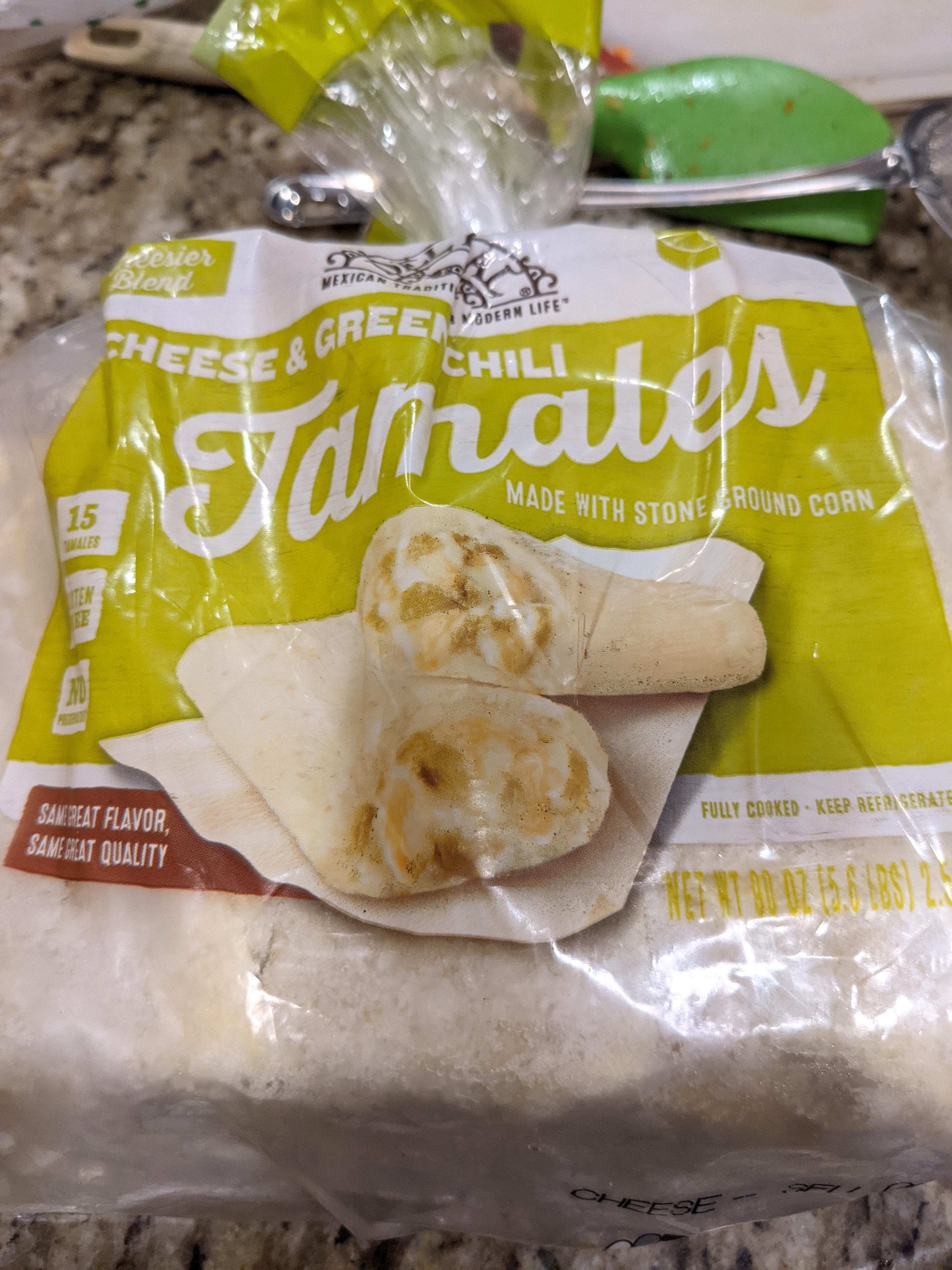 Costco find in SoCal Chili&cheese tamales with no lard! r/vegetarian