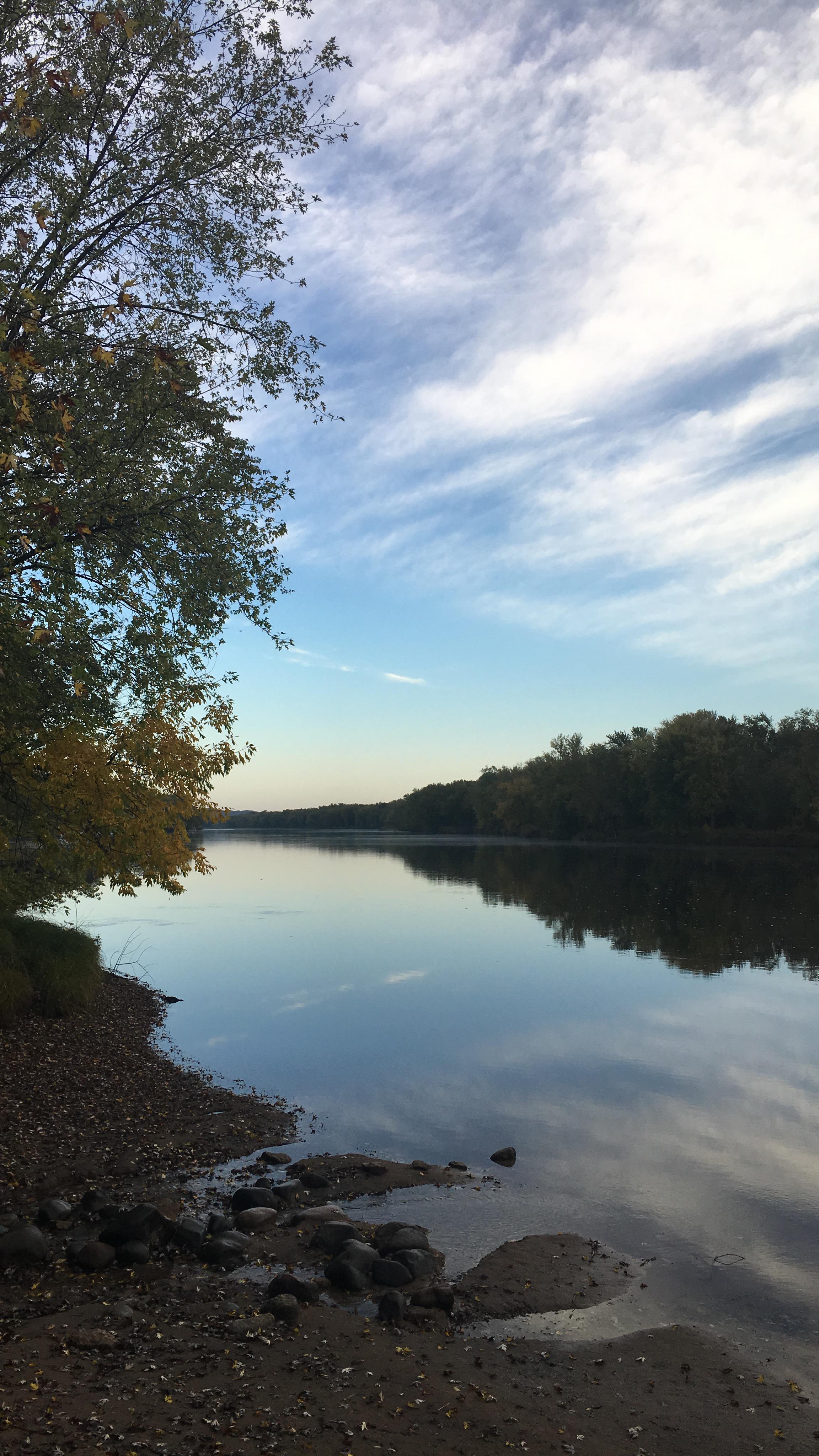 The St. Croix River from William O’Brien State Park near Marine on St