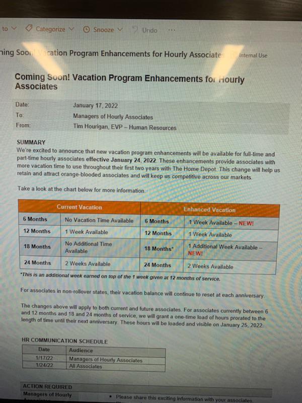 Home Depot Paid Holidays 2024 kerri joann