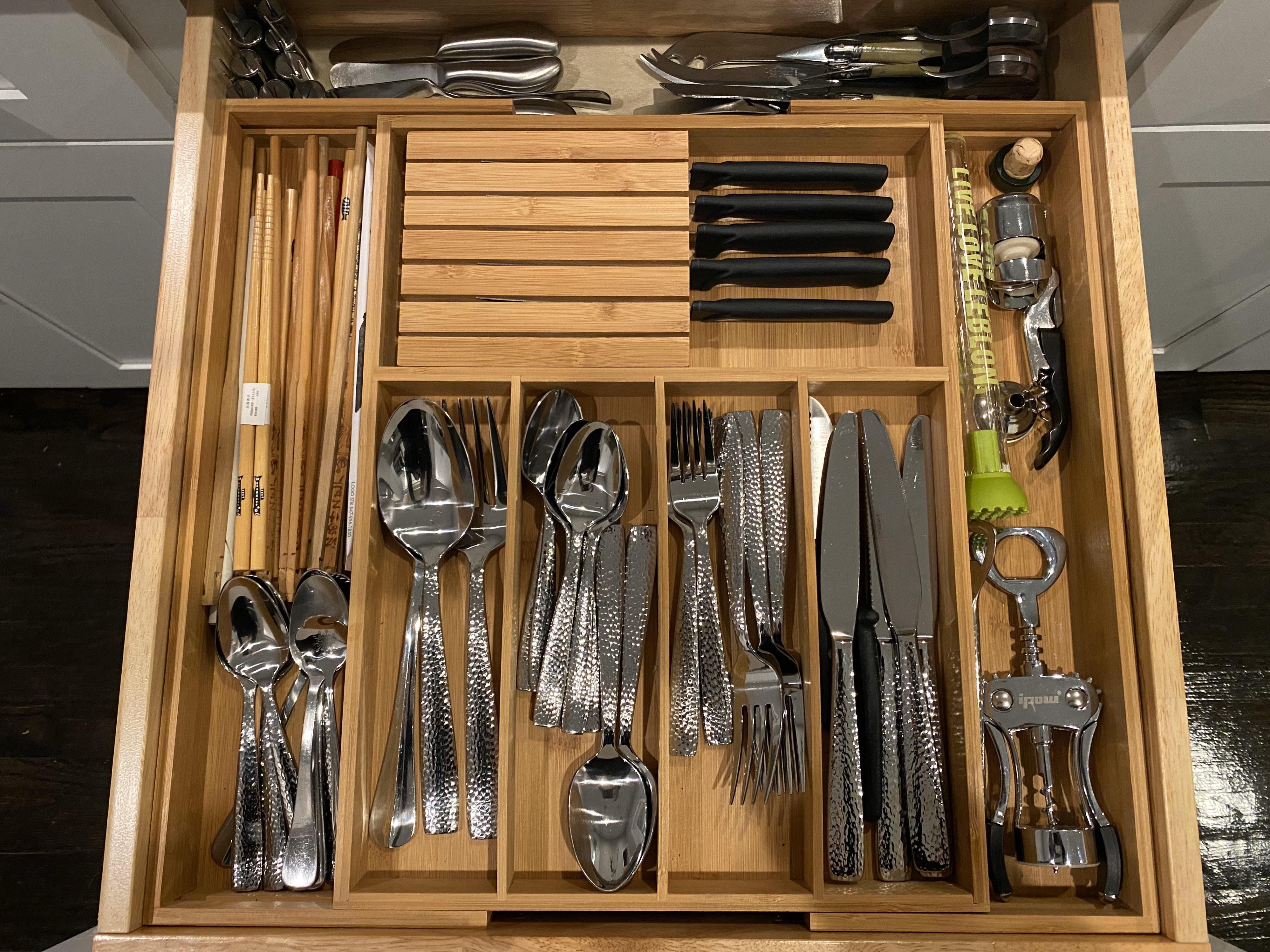 Just loving on my silverware drawer pretty hard.