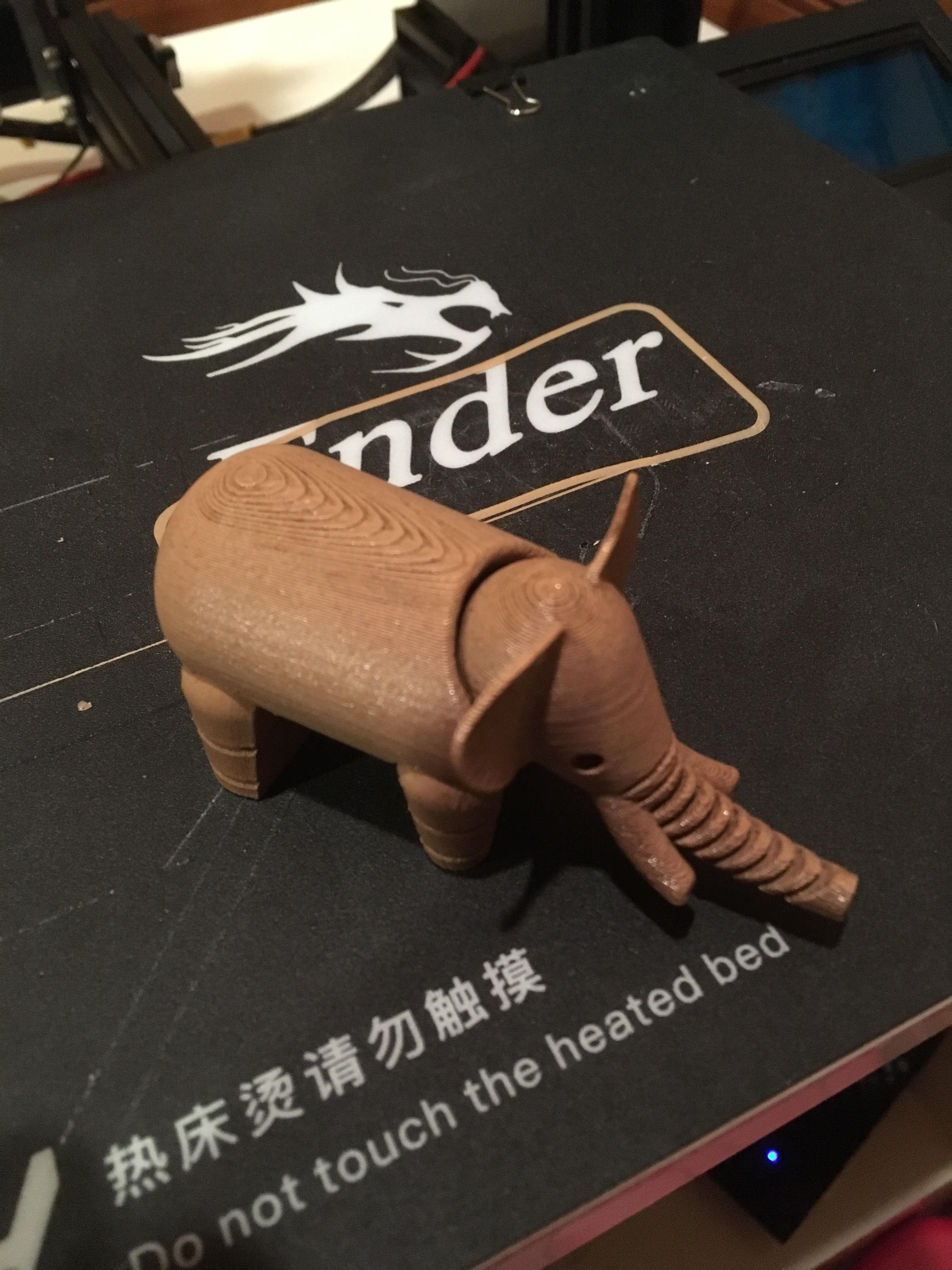 Hatchbox wood filament stained and clear coated r/ender3