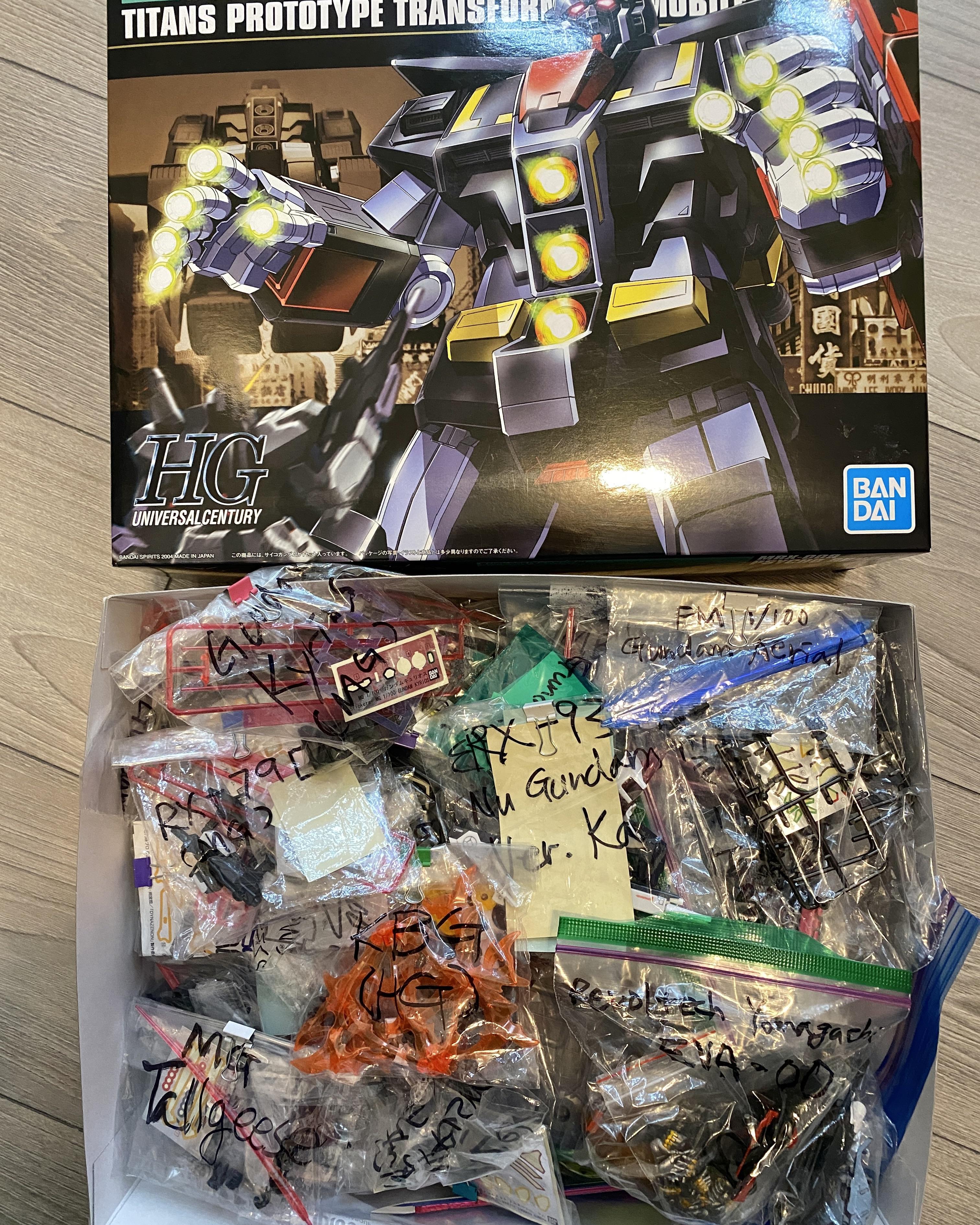 How I keep extra parts, leftover decals etc... Am I the only one? r