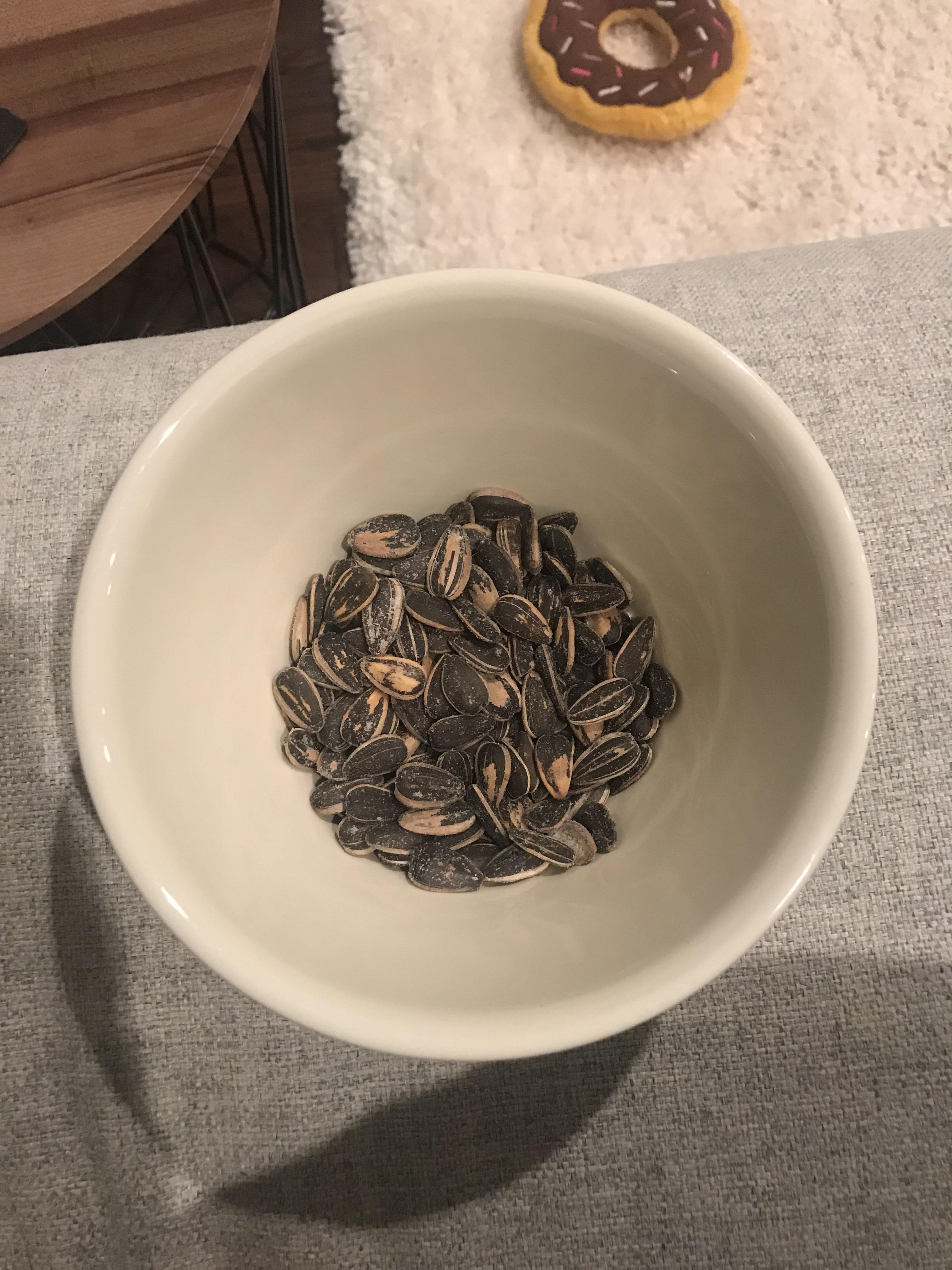 Dill pickle flavored sunflower seeds 85cal for a 33g serving! Great