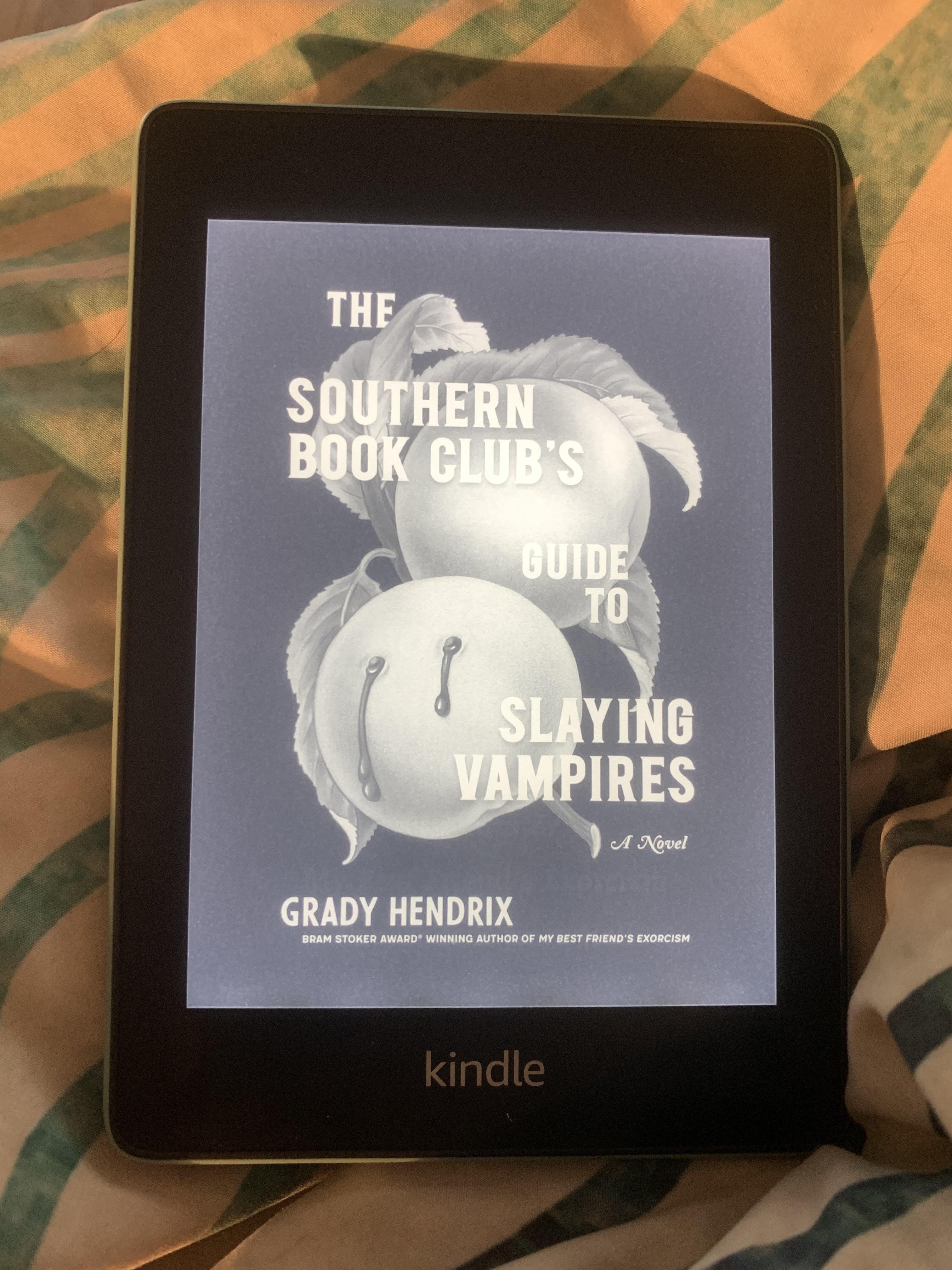 Book 8/52 brought to me by the Libby app via Kindle paperwhite ) so excited! What are you