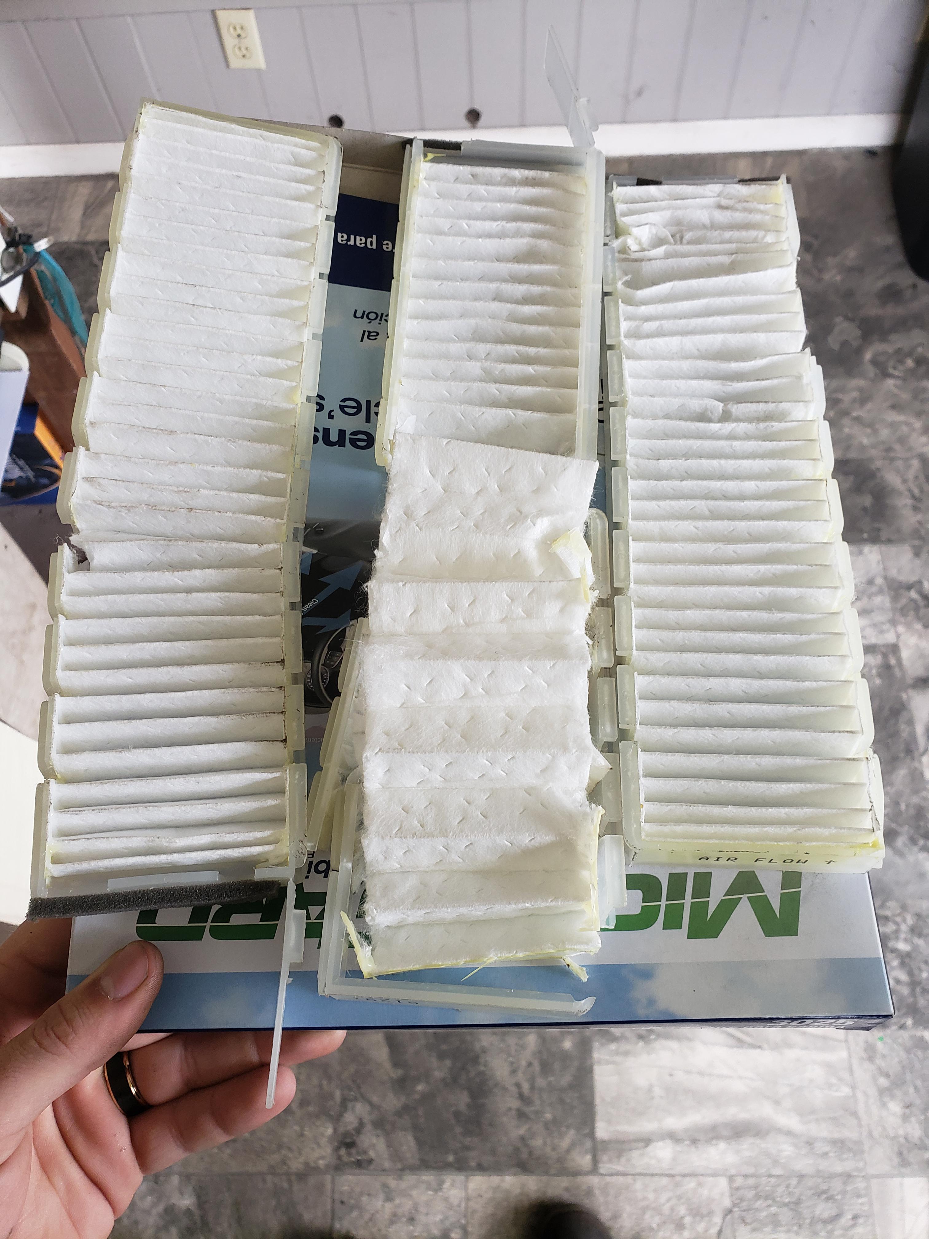 Attempted to replace an air cabin filter in an 03 park Avenue, didn't