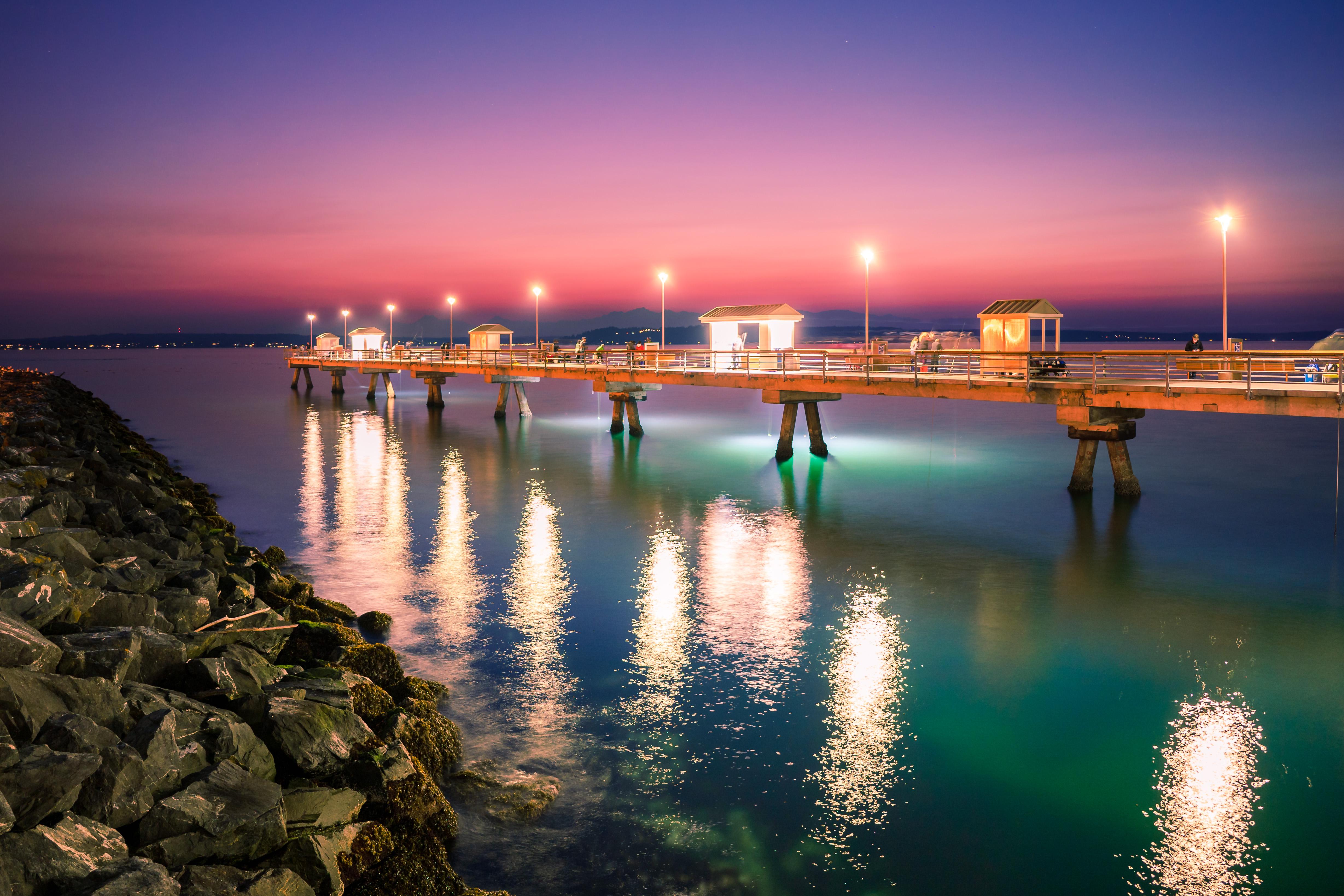 What are the best fishing piers in the Seattle area? This pic was from