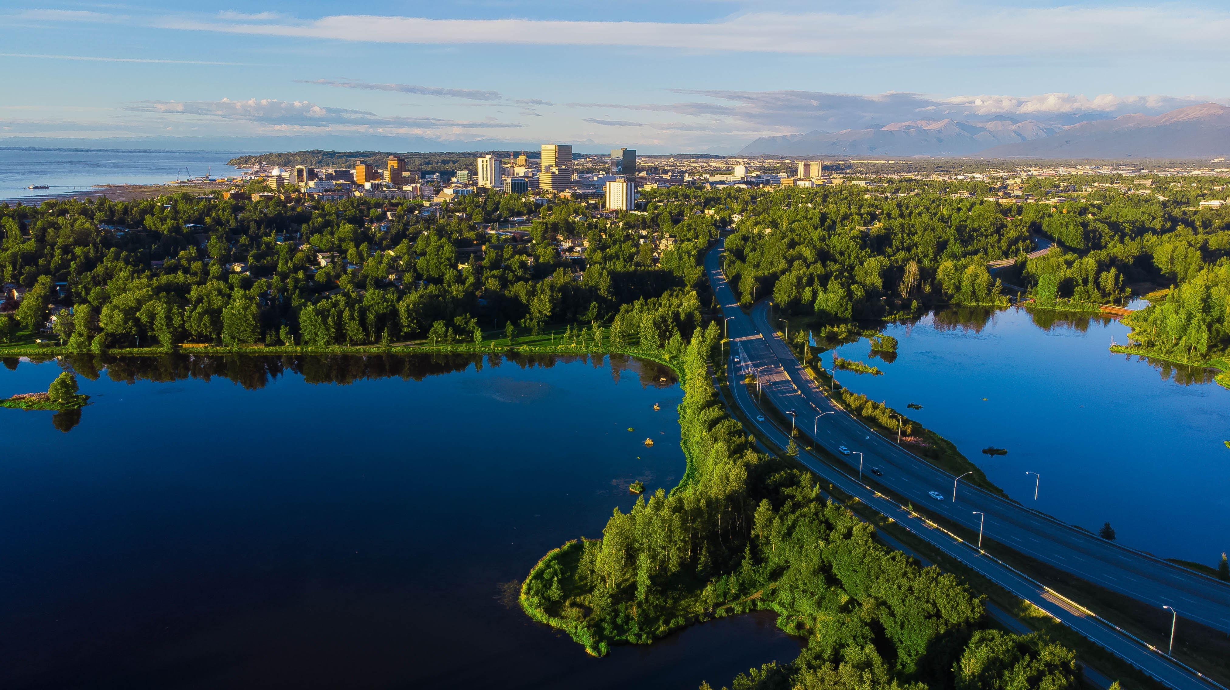Downtown Anchorage alaska