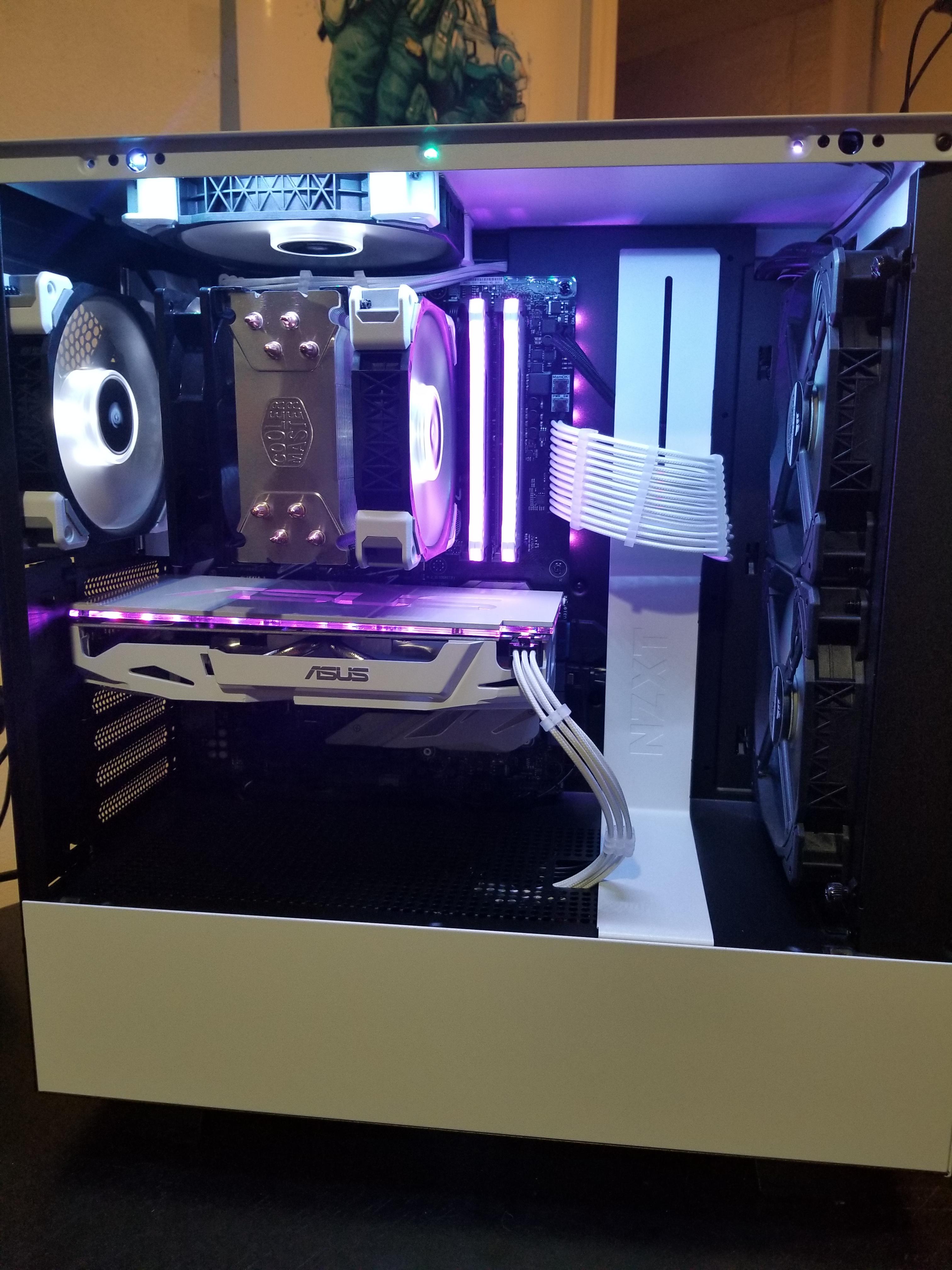 First ever build, had to have NZXT. Thinking of painting the front fans