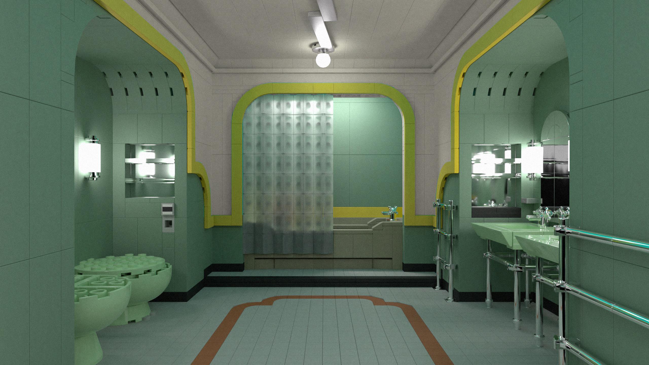 The Shining Hotel Bathroom