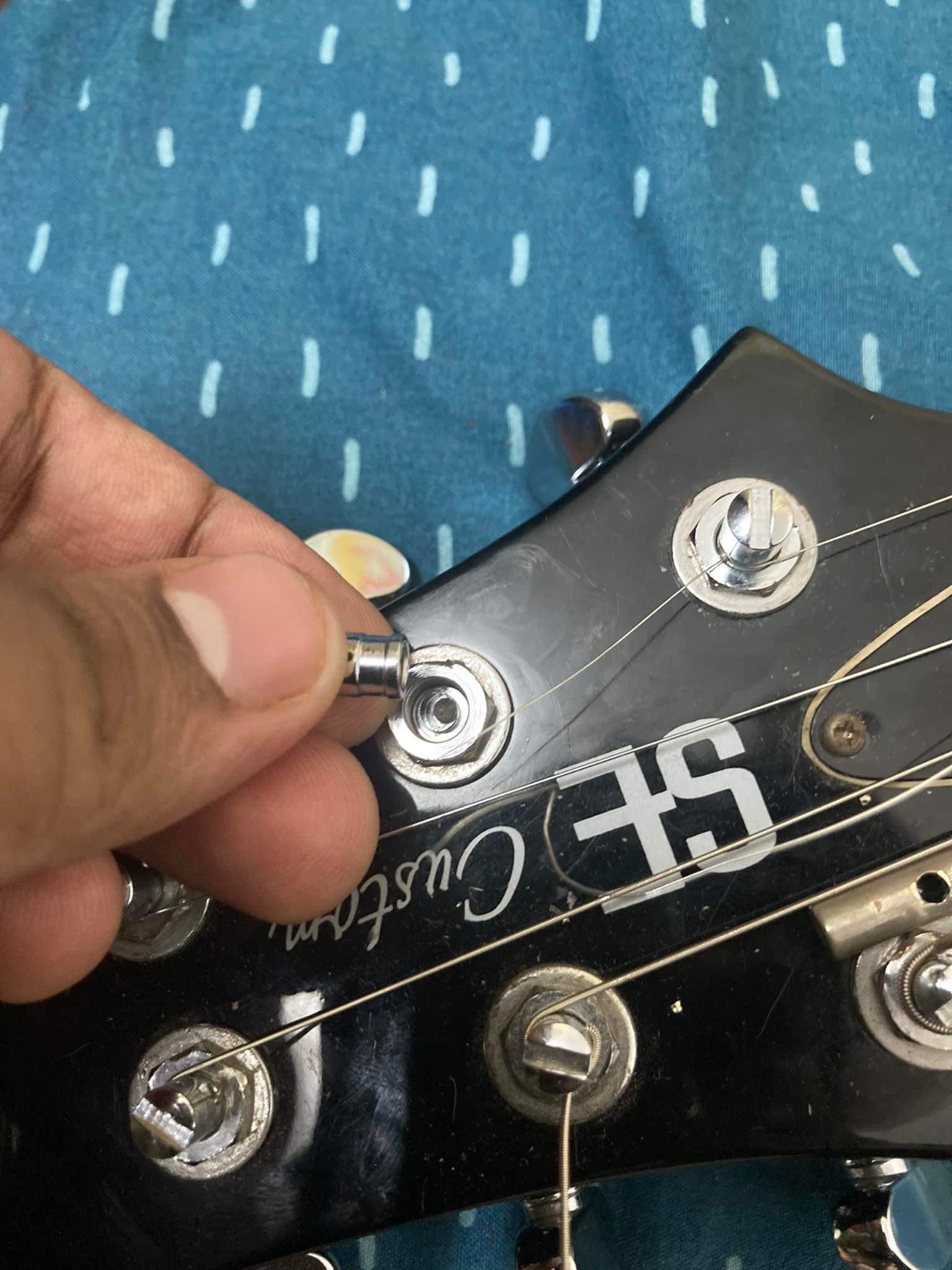 tuning post came off. is it possible to repair with super glue? these