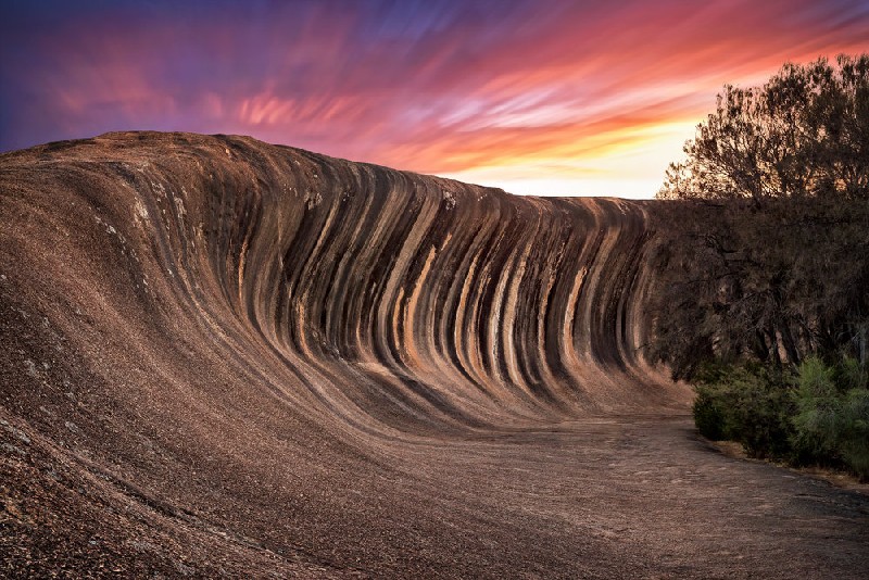 Wave Rock, Australia r/geology