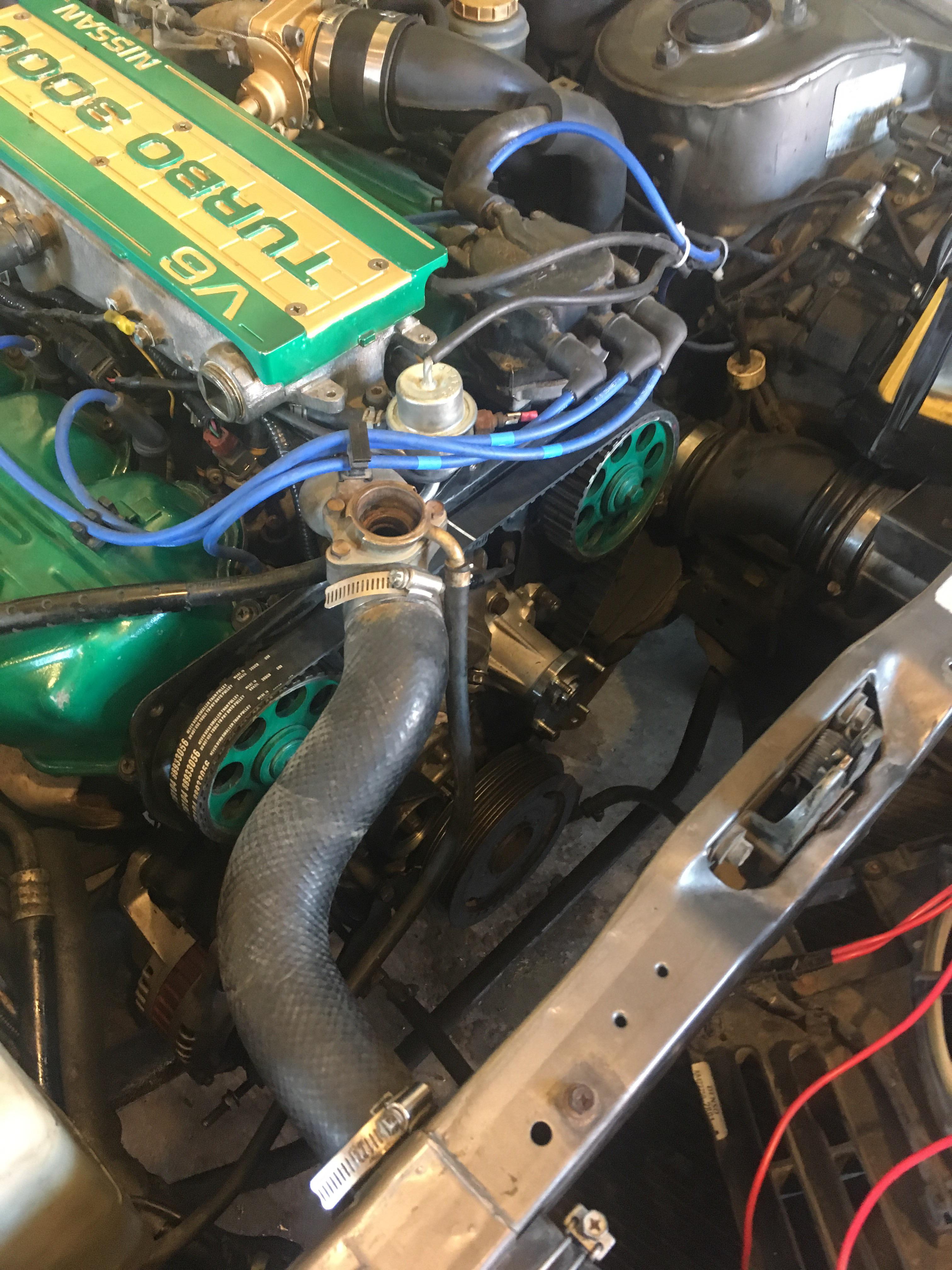 Timing belt/tensioner, water pump, thermostat done r/projectcar