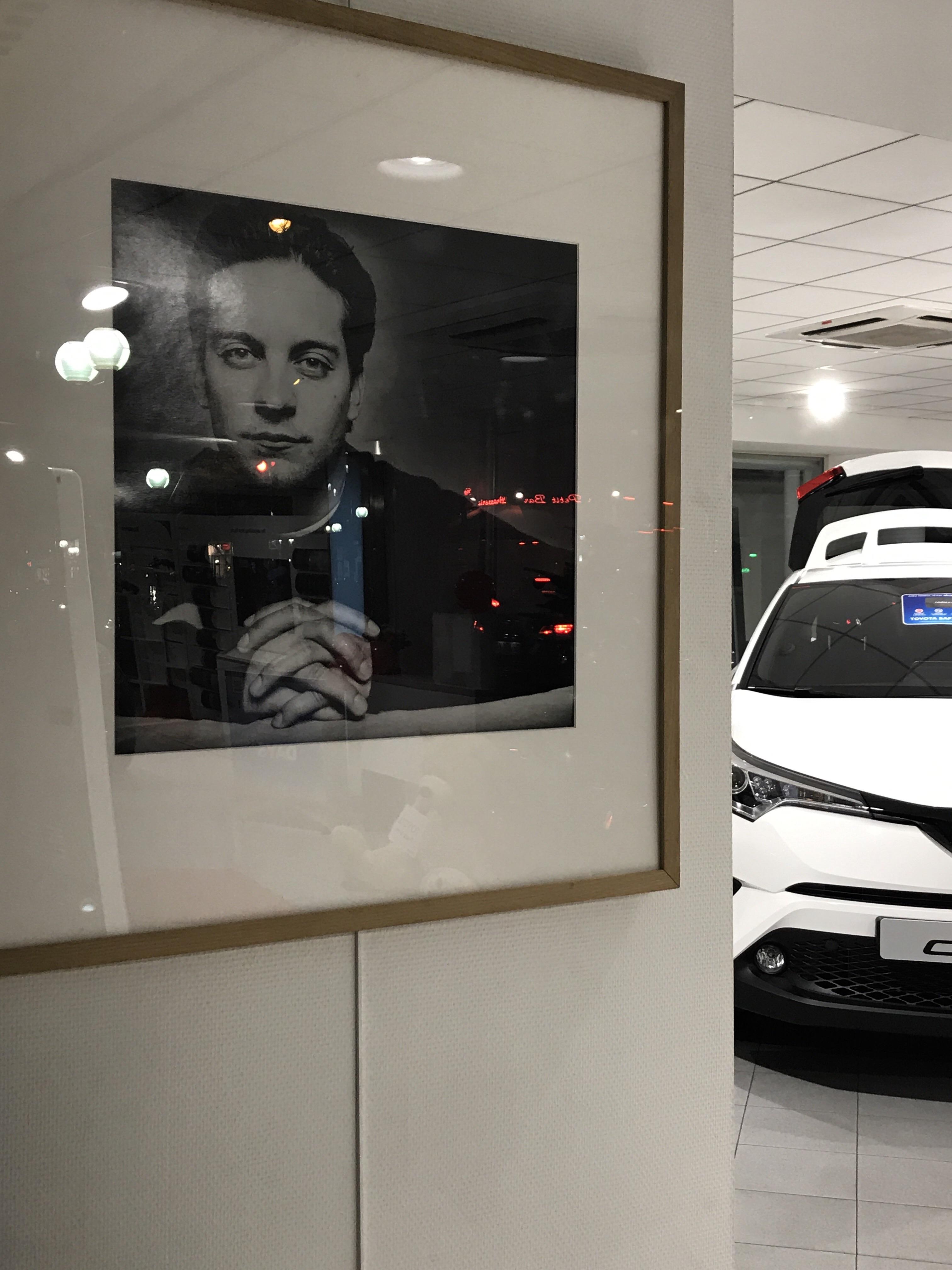 I walked past a car dealership in Paris that literally just had a