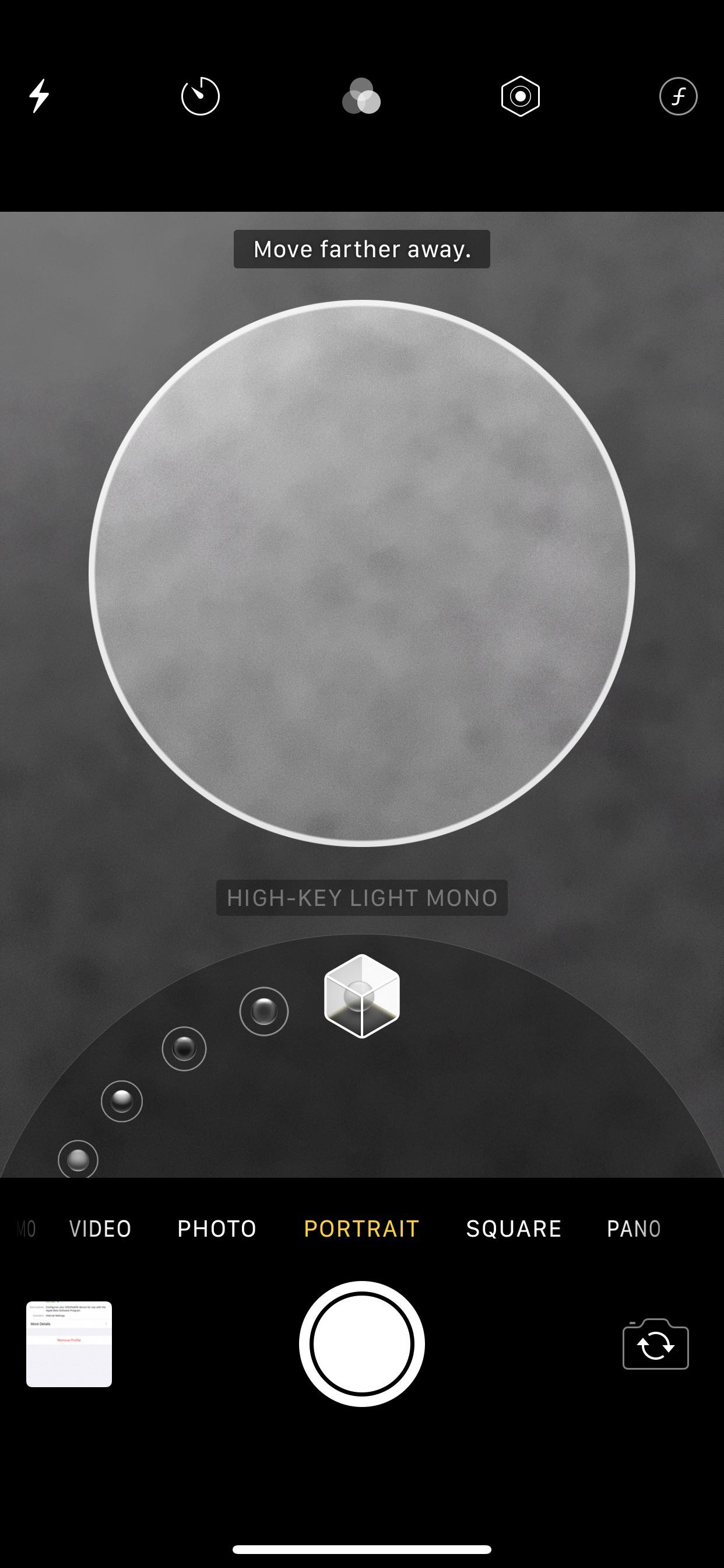[Feature] HighKey Light Mono portrait option available in camera r