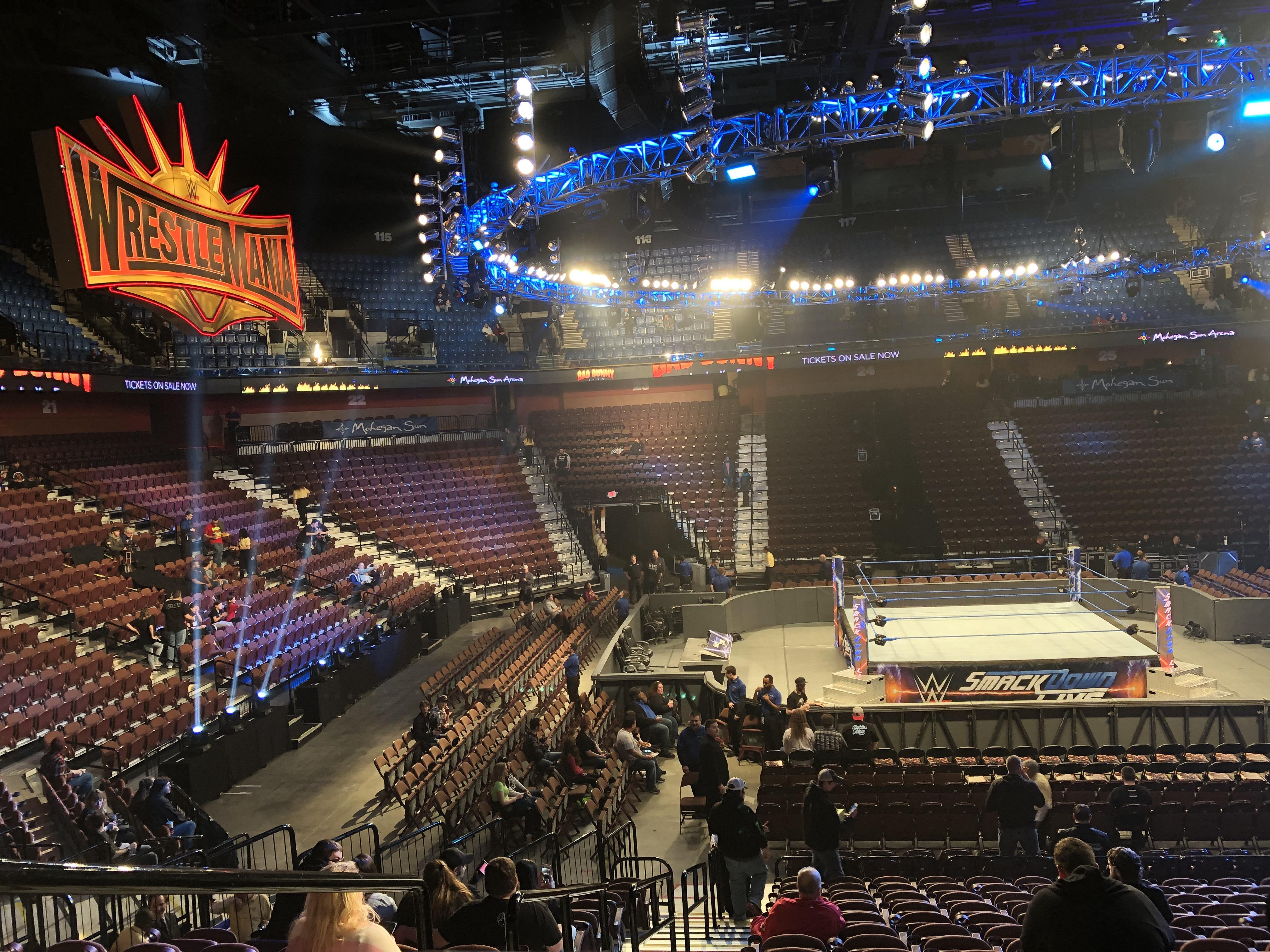 My seat for Smackdown! r/WWE