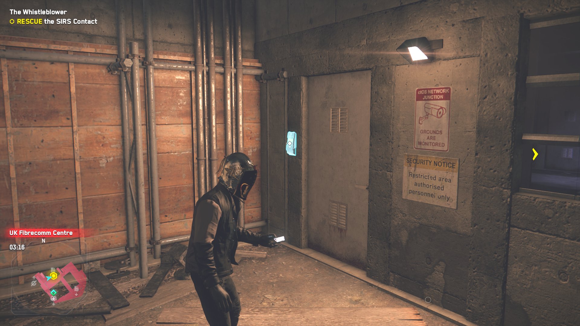 I can't open the door, even though I have the key. >!Spoiler!