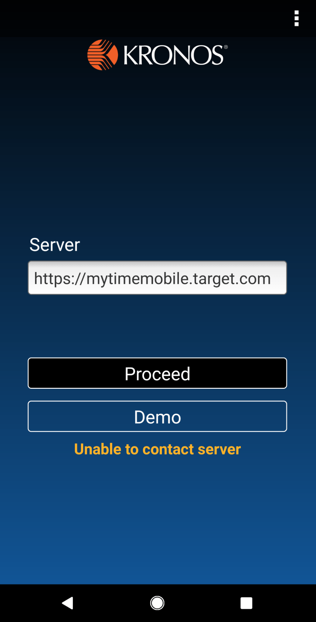 Kronos must have modernization hours r/Target