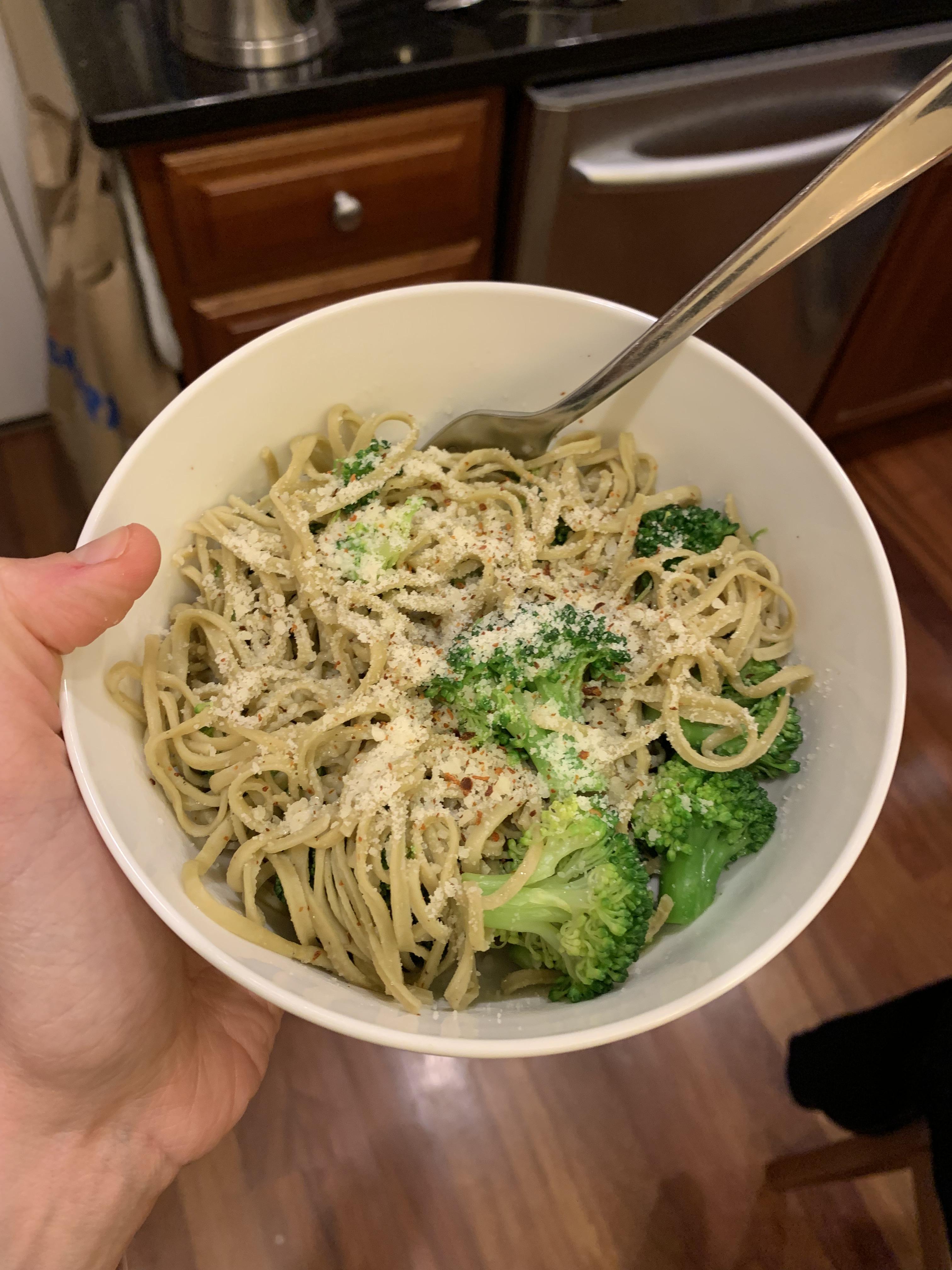 165 calorie edamame pasta dinner r/1200isplenty