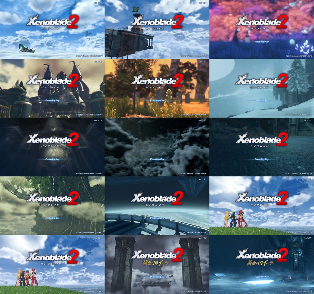 All xenoblade 2 titles screens r/Xenoblade_Chronicles