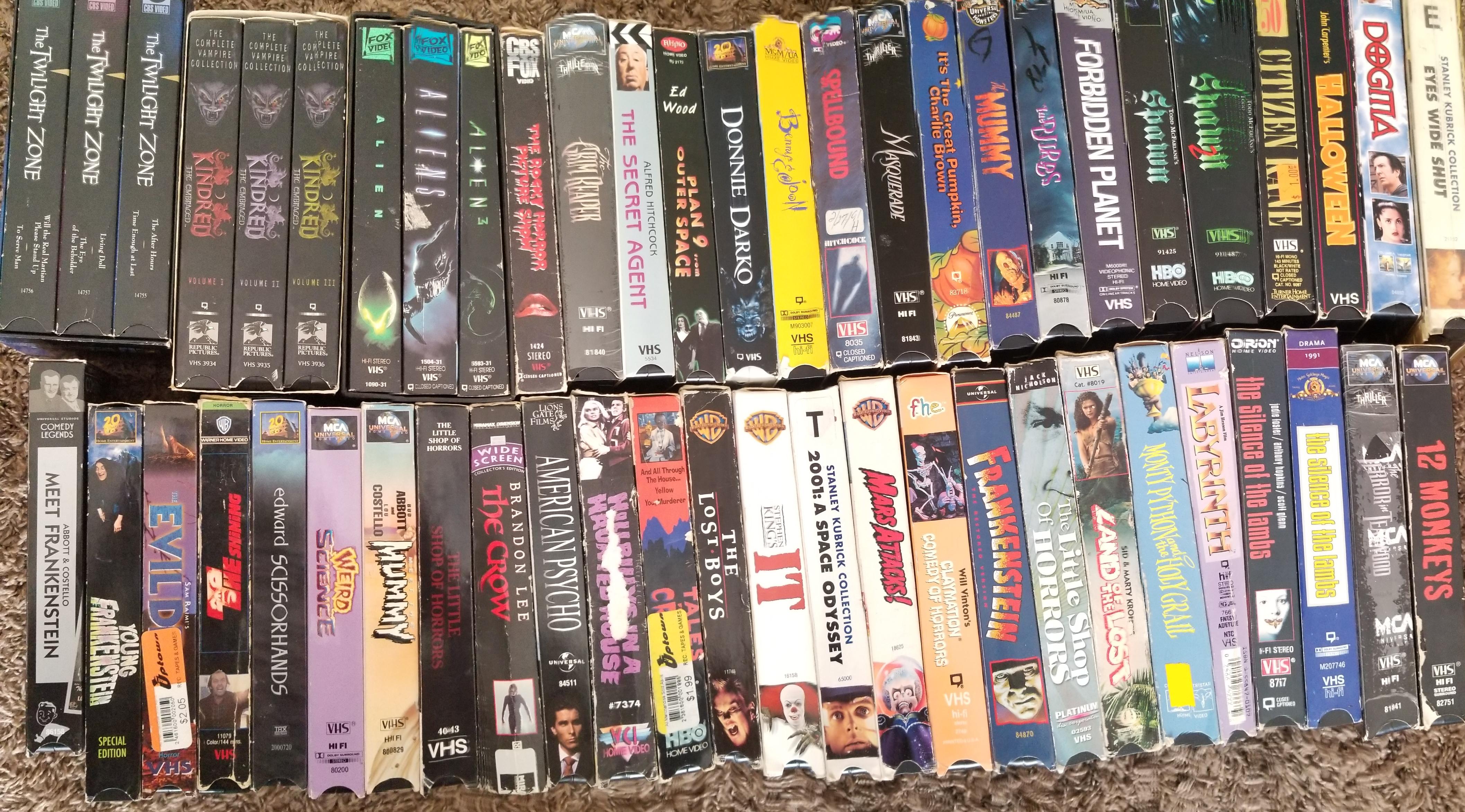 Huge haul from collector's garage sale r/VHS
