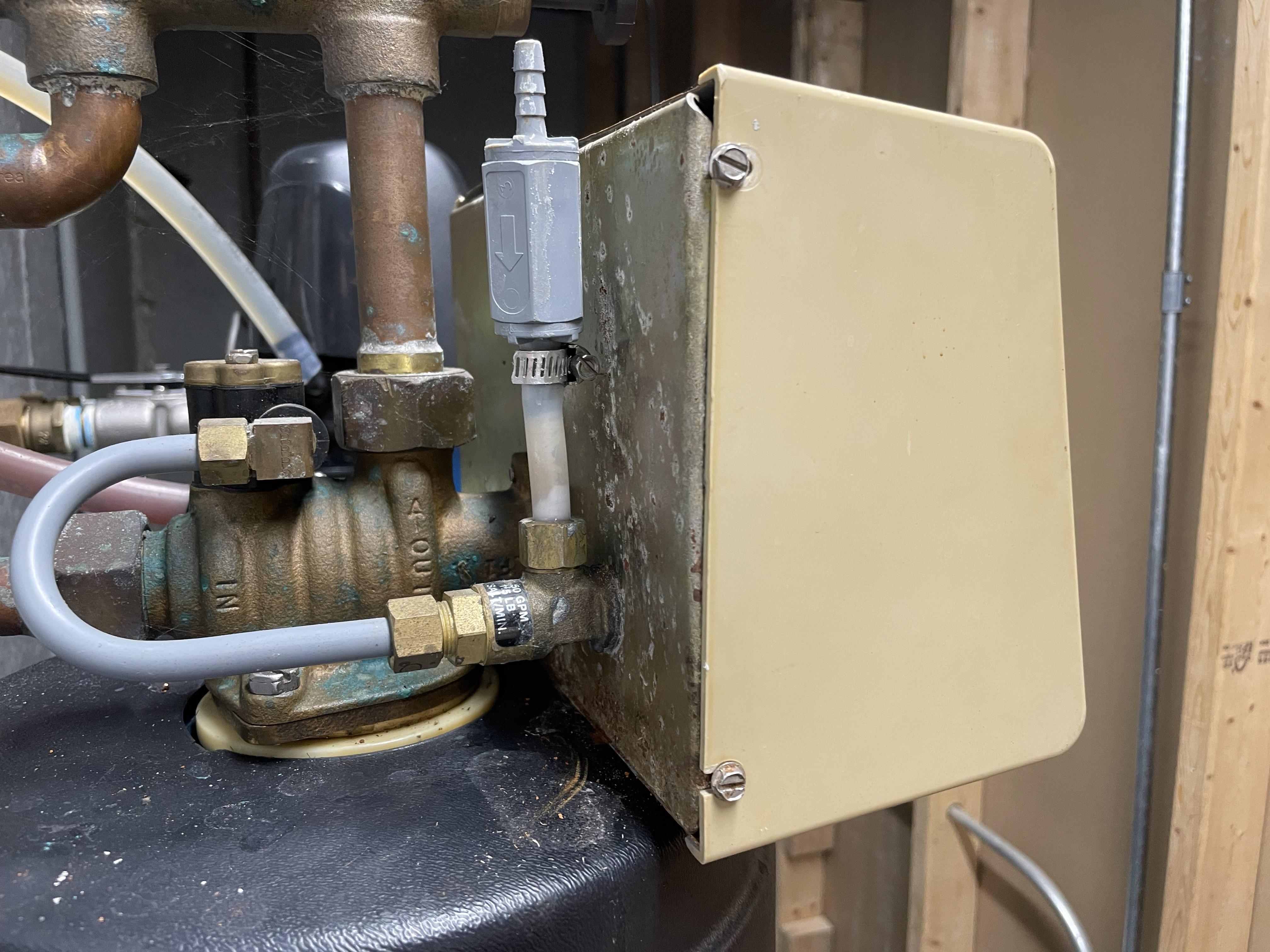 Iron filter check valve leaking r/Plumbing