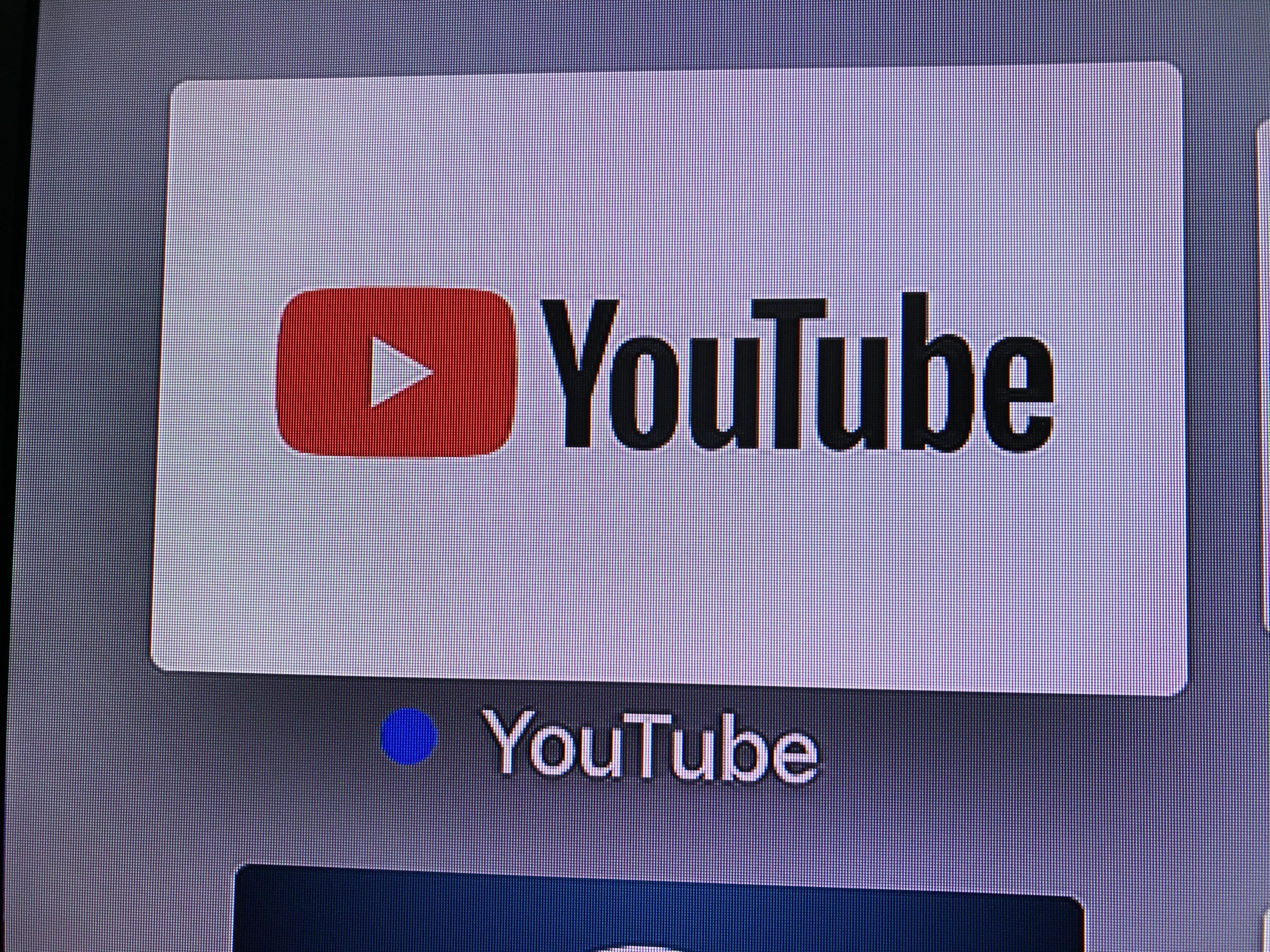 The moment when you see that blue dot next to the YouTube app r/appletv