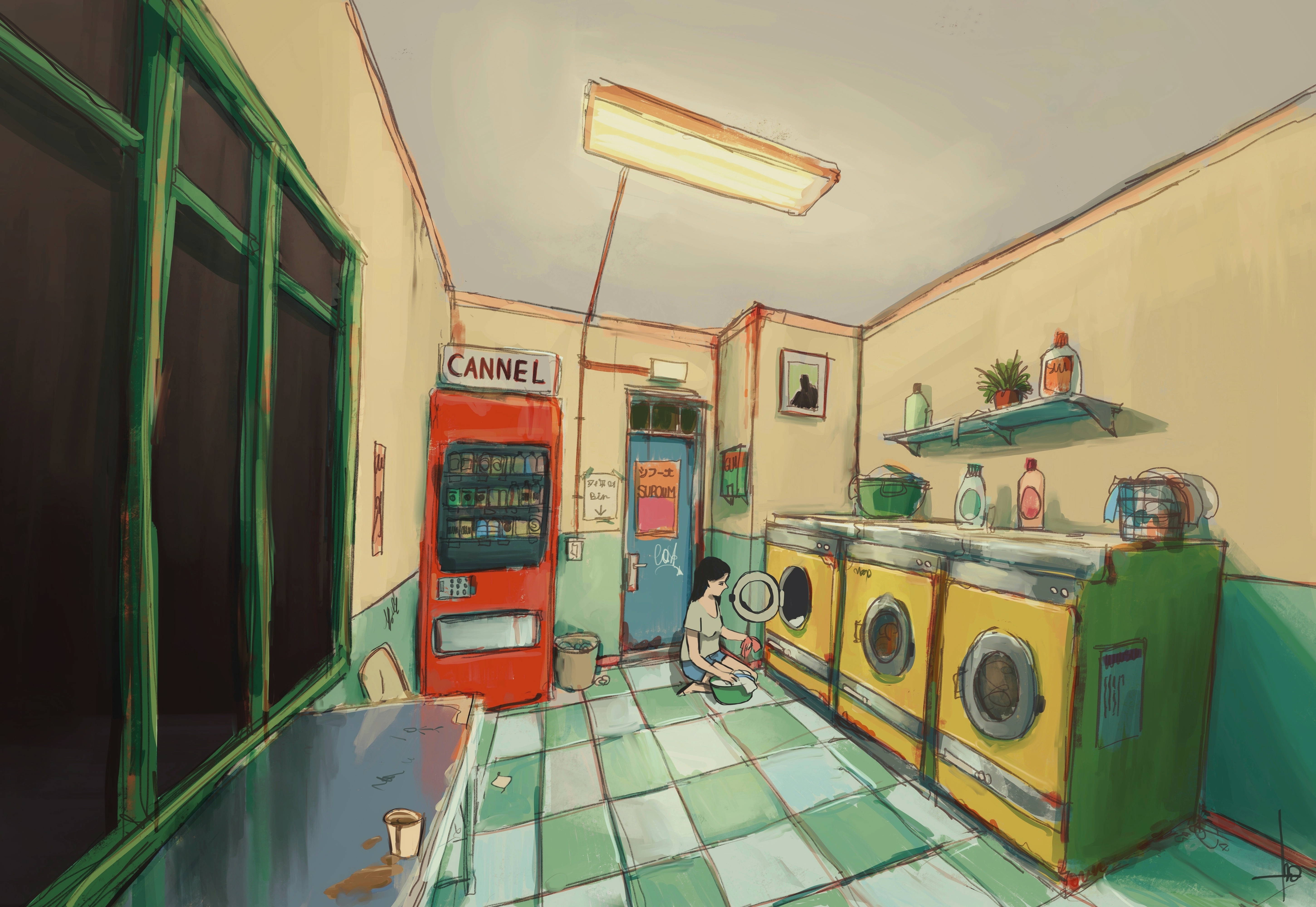 Laundry/ 5802x4000/ digital. r/Art