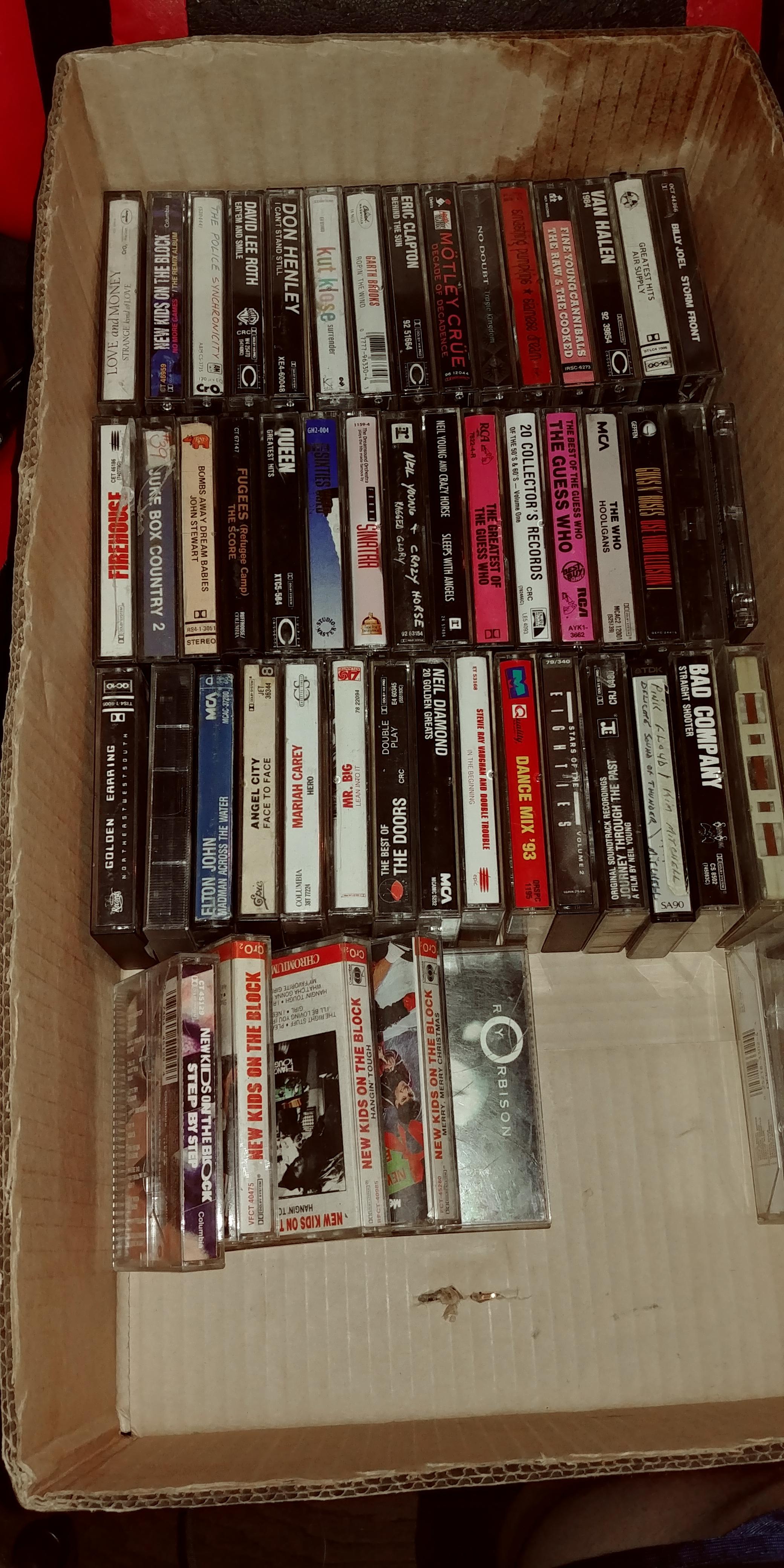 I was cleaning out my storage and found my old cassettes. Maybe there